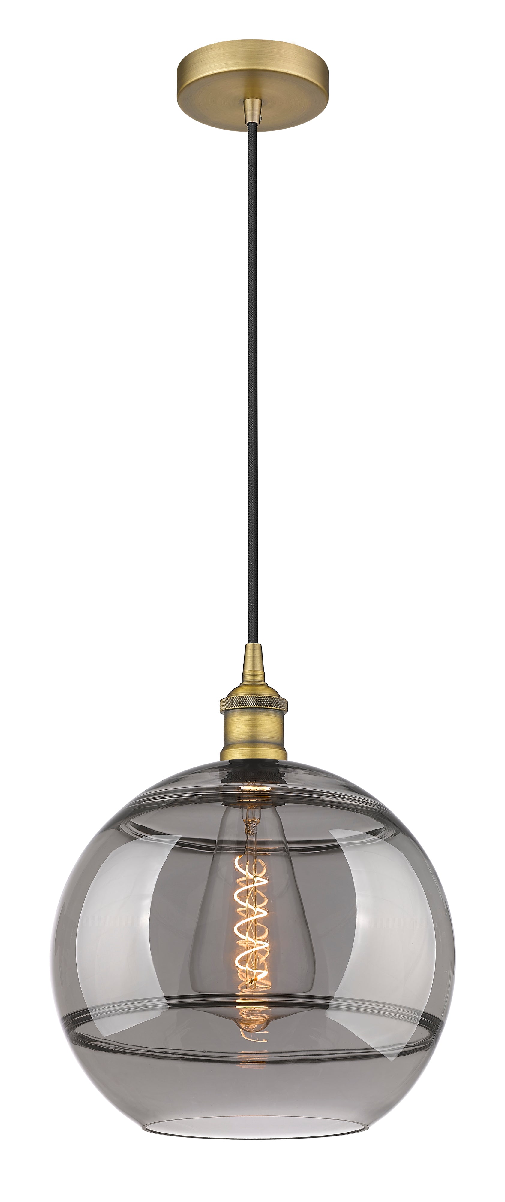 Edison Mini Pendant Antique Brass Cast Brass