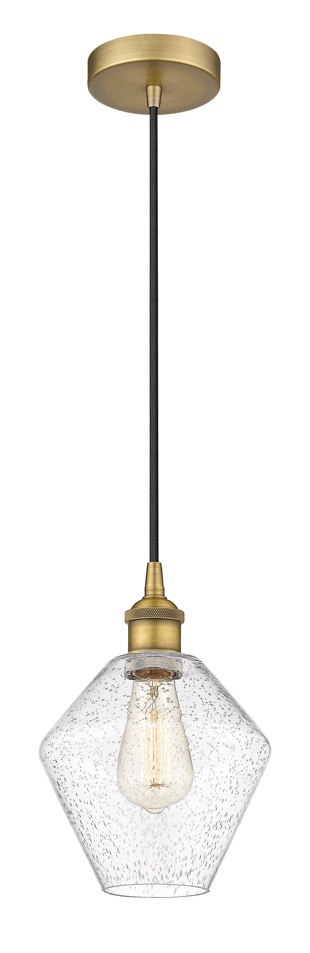 Edison Mini Pendant Cast Brass Antique