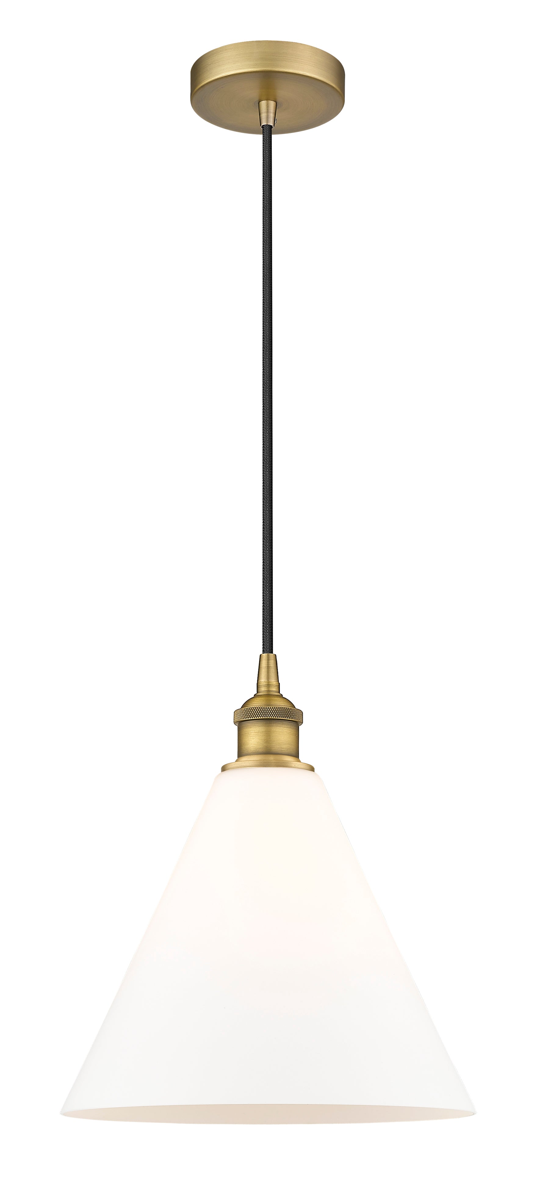 Edison Mini Pendant Antique Brass Glass