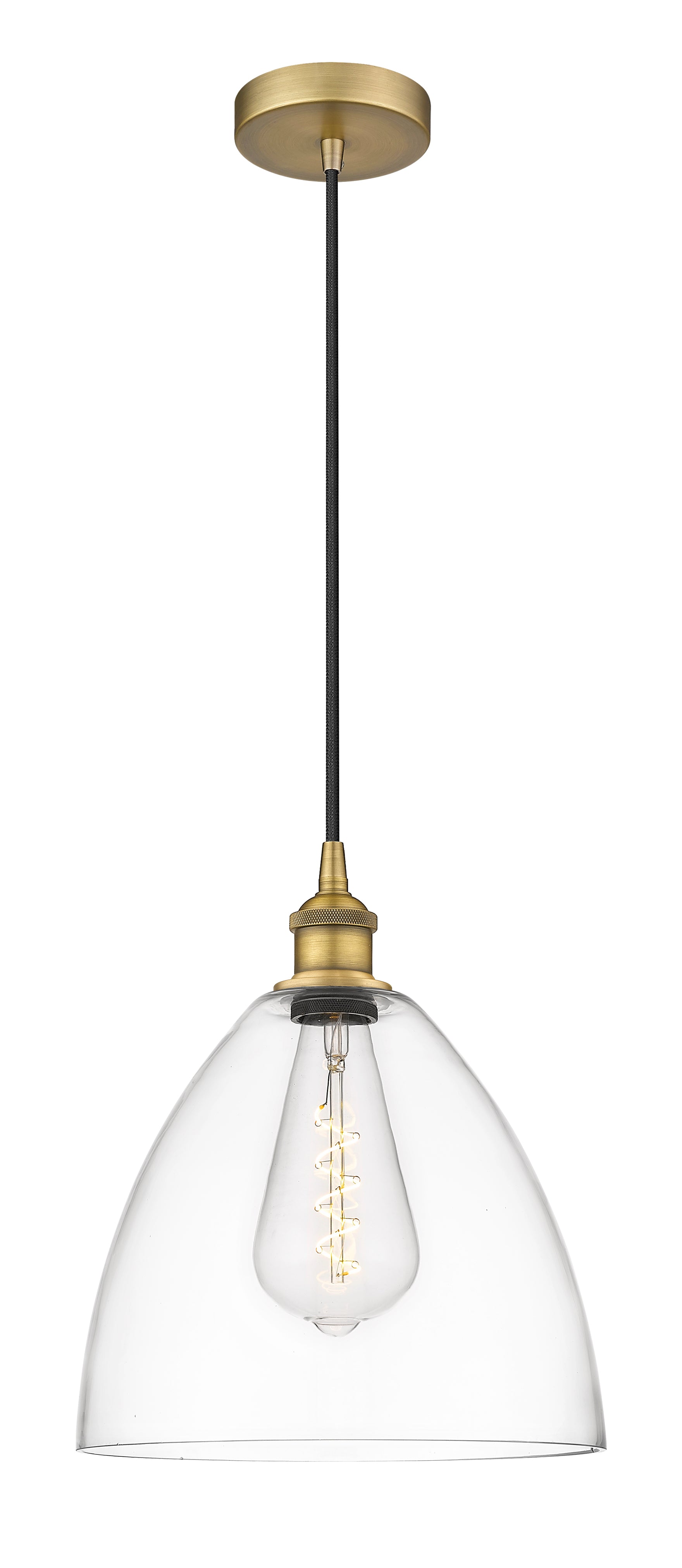 Edison Mini Pendant Antique Brass Finish