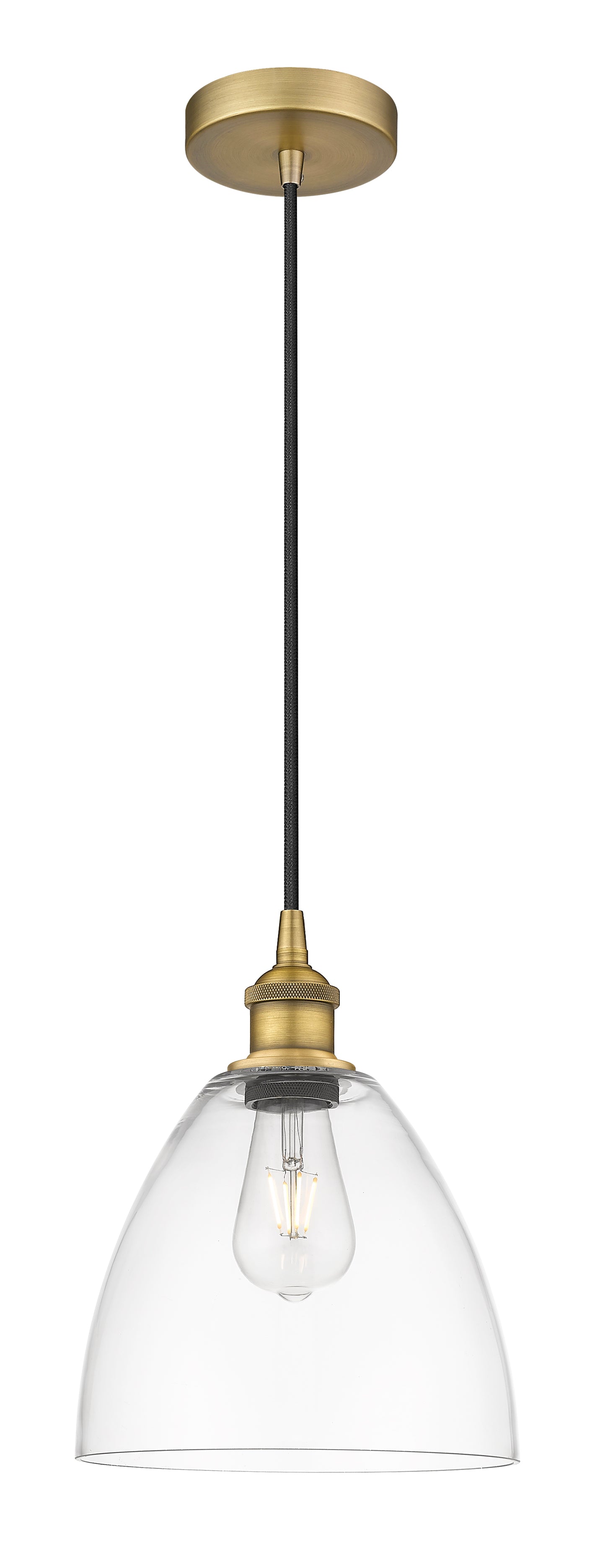 Edison Mini Pendant Antique Brass Finish