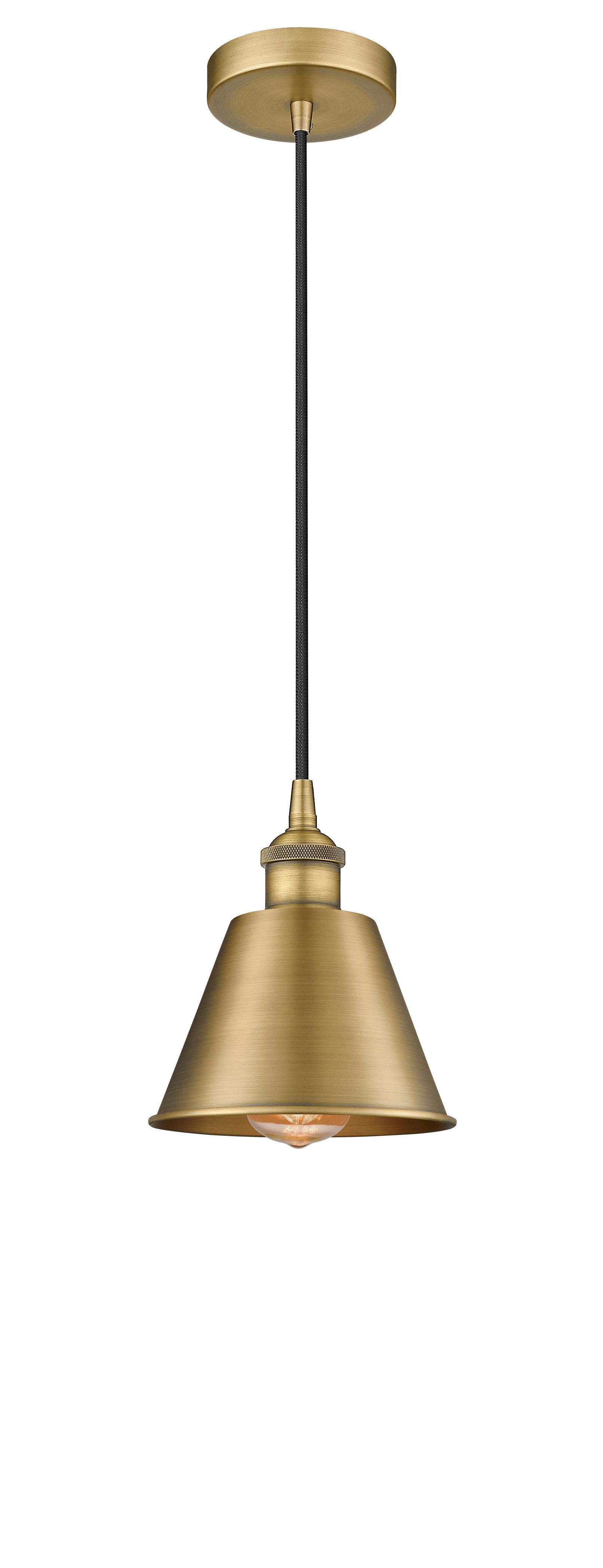 Edison Mini Pendant Antique Brass Finish