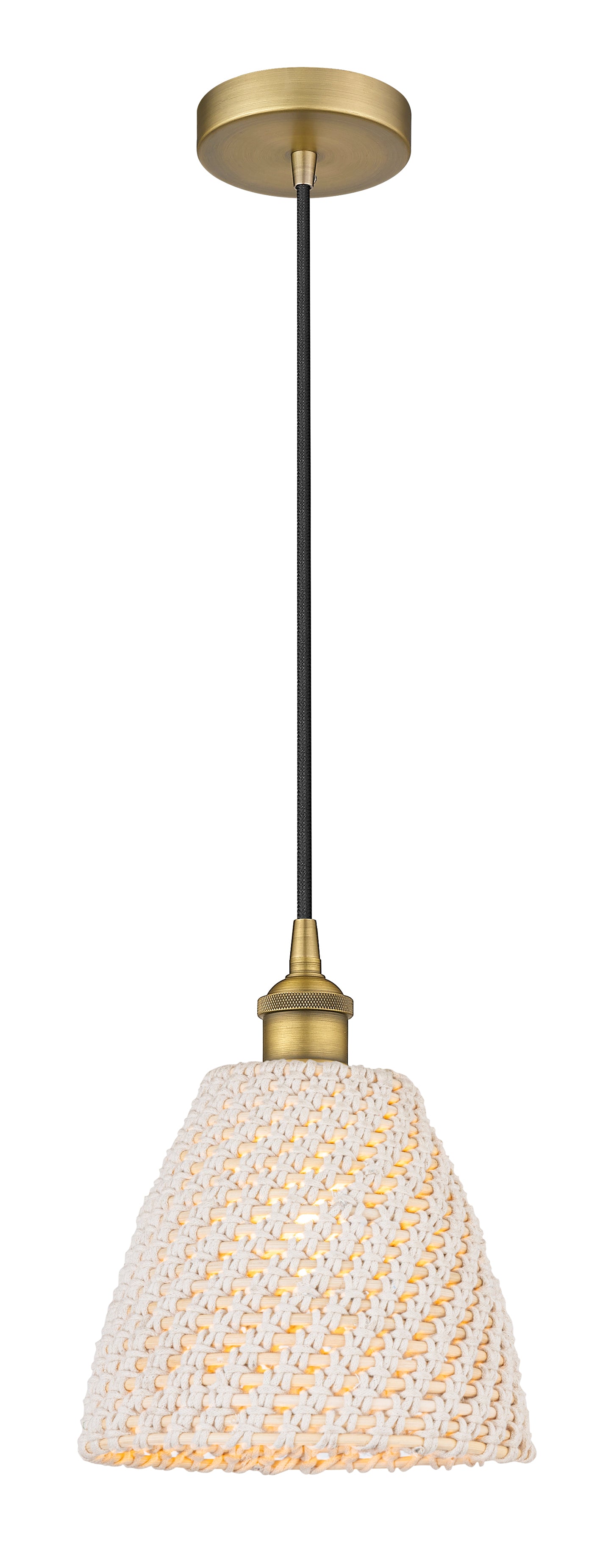 Edison Mini Pendant Antique Brass Finish