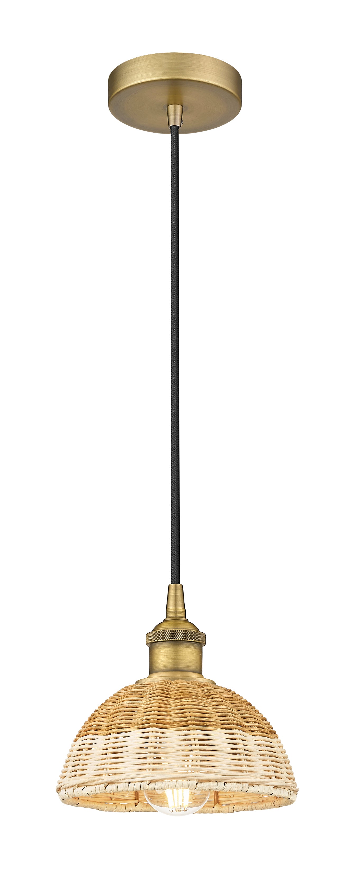 Edison Mini Pendant Antique Brass Finish