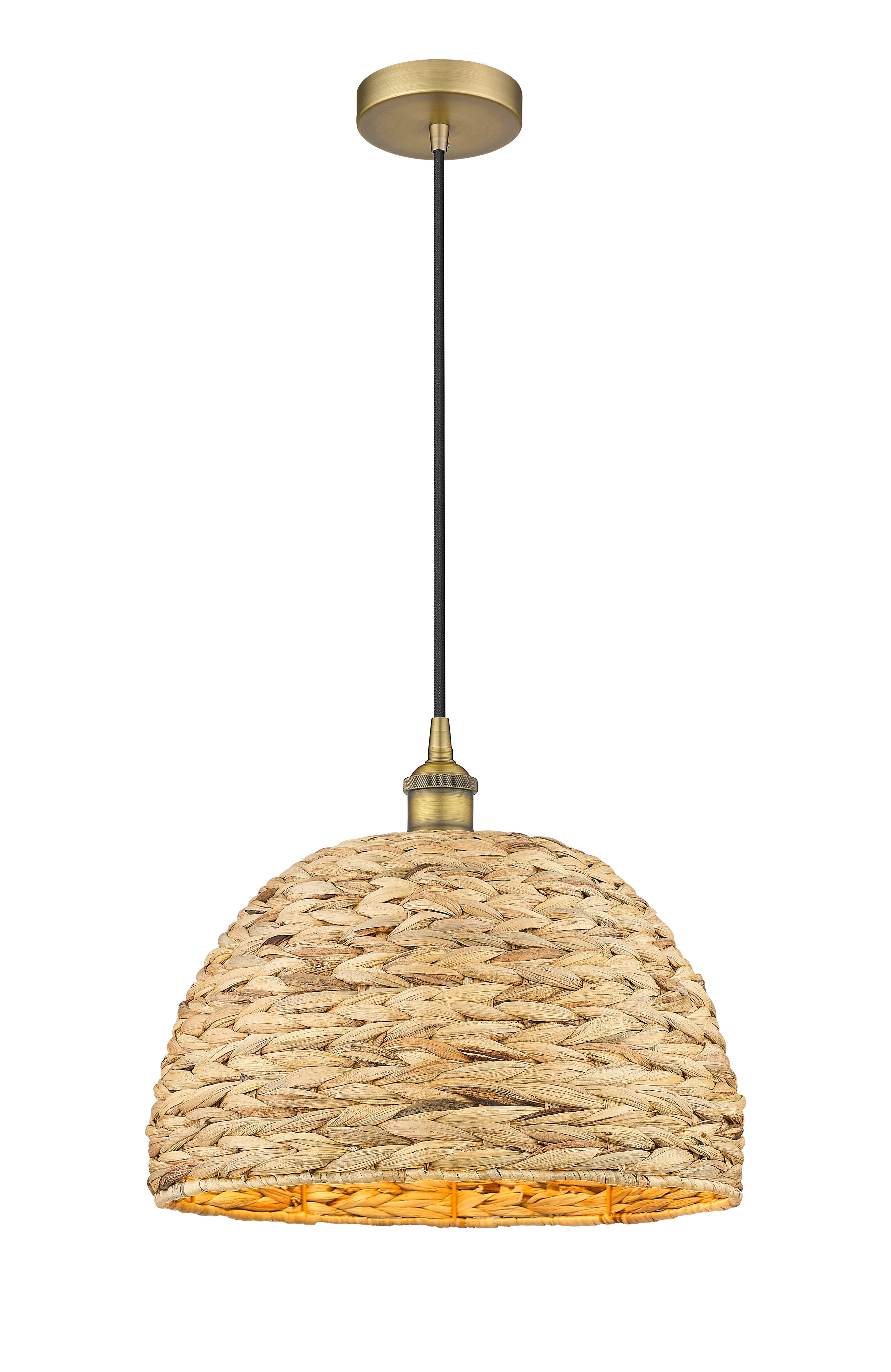 Edison Mini Pendant Antique Brass Finish