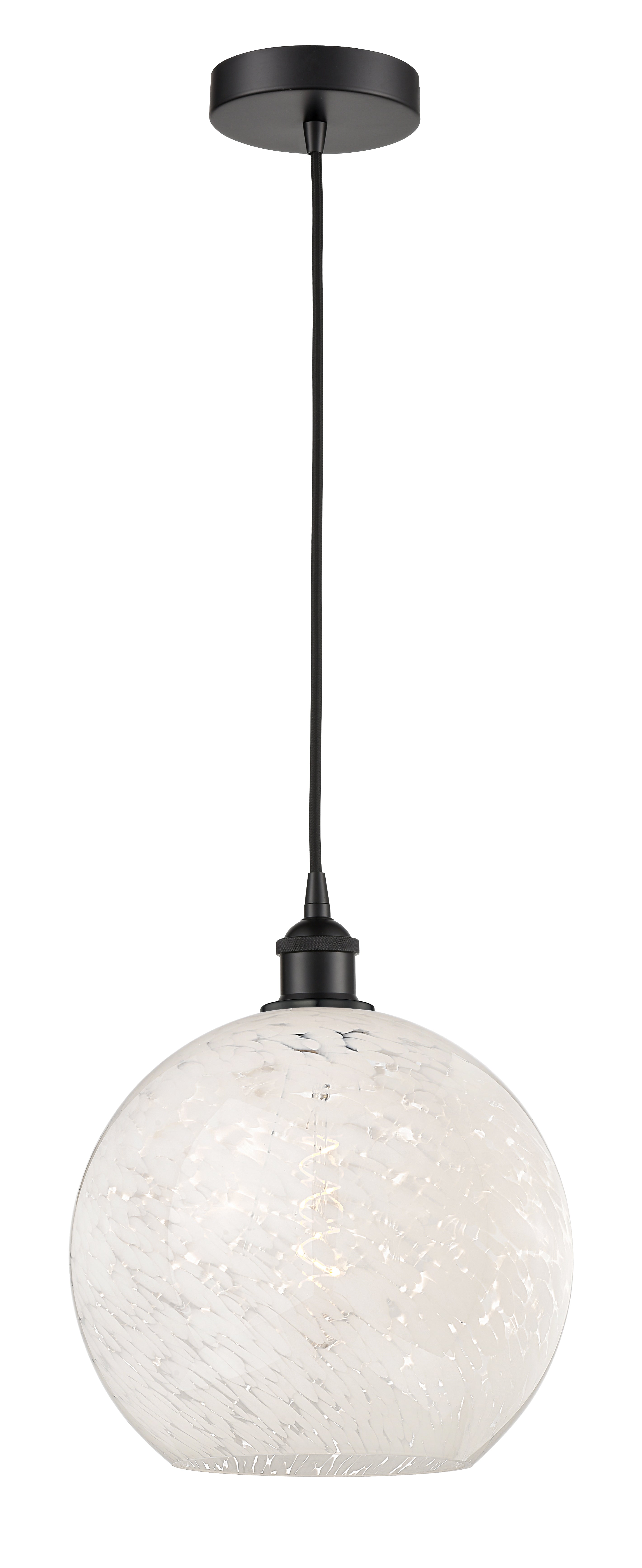 Edison Mini Pendant Antique Brass 12 Inch
