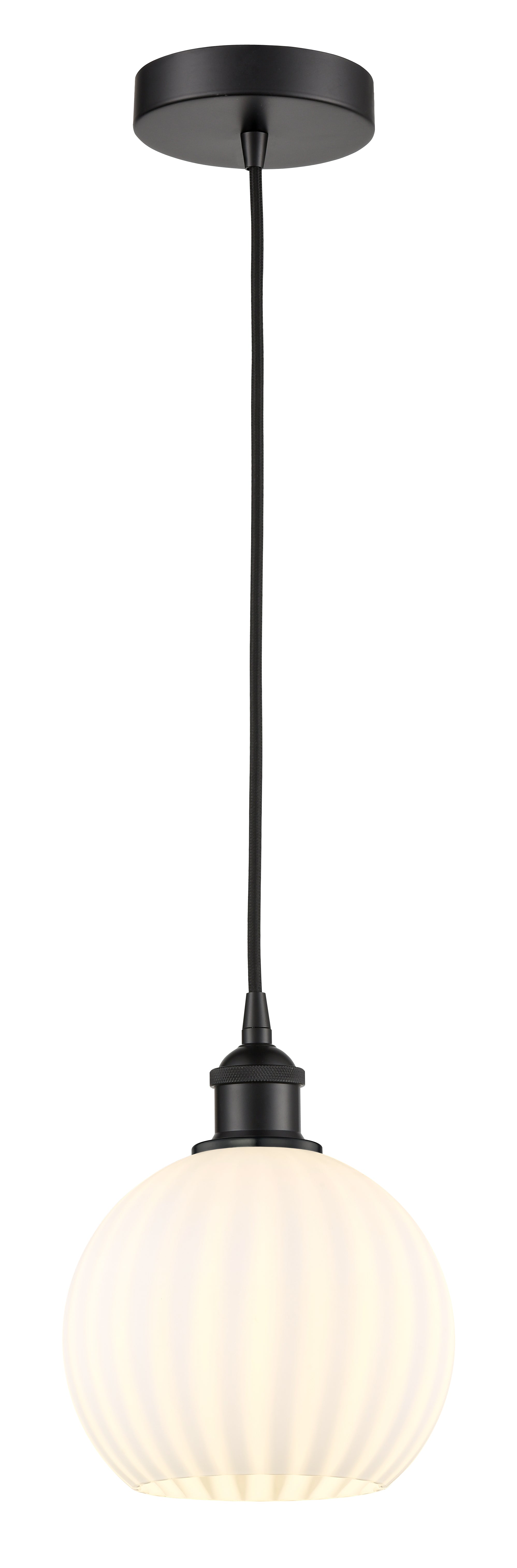 Edison Mini Pendant Cast Brass 8 Inch