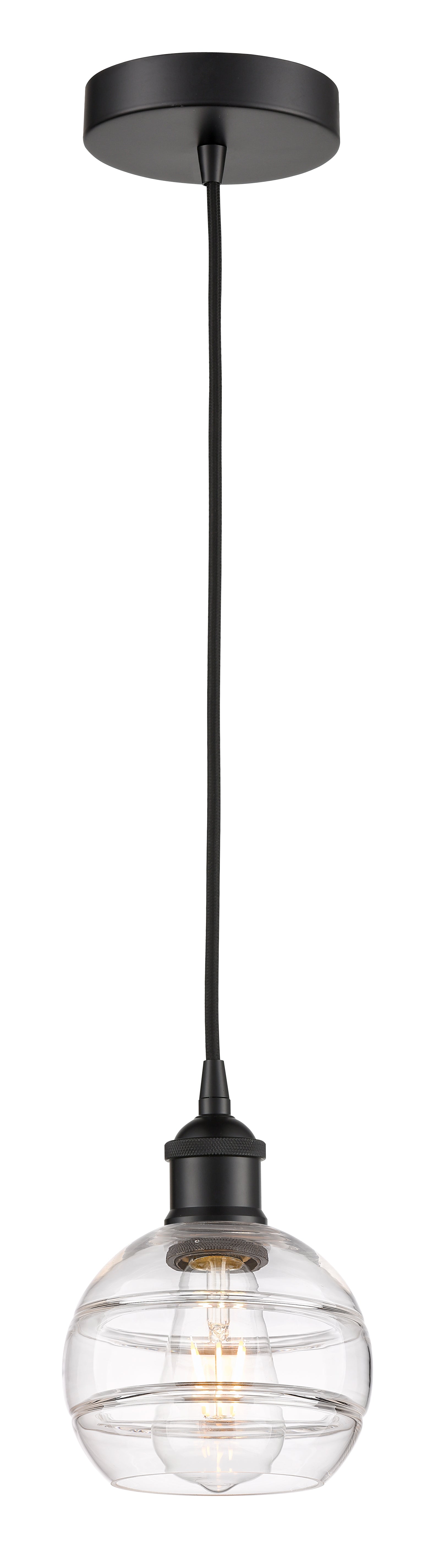 Edison Mini Pendant Antique Brass 5.875 Inch