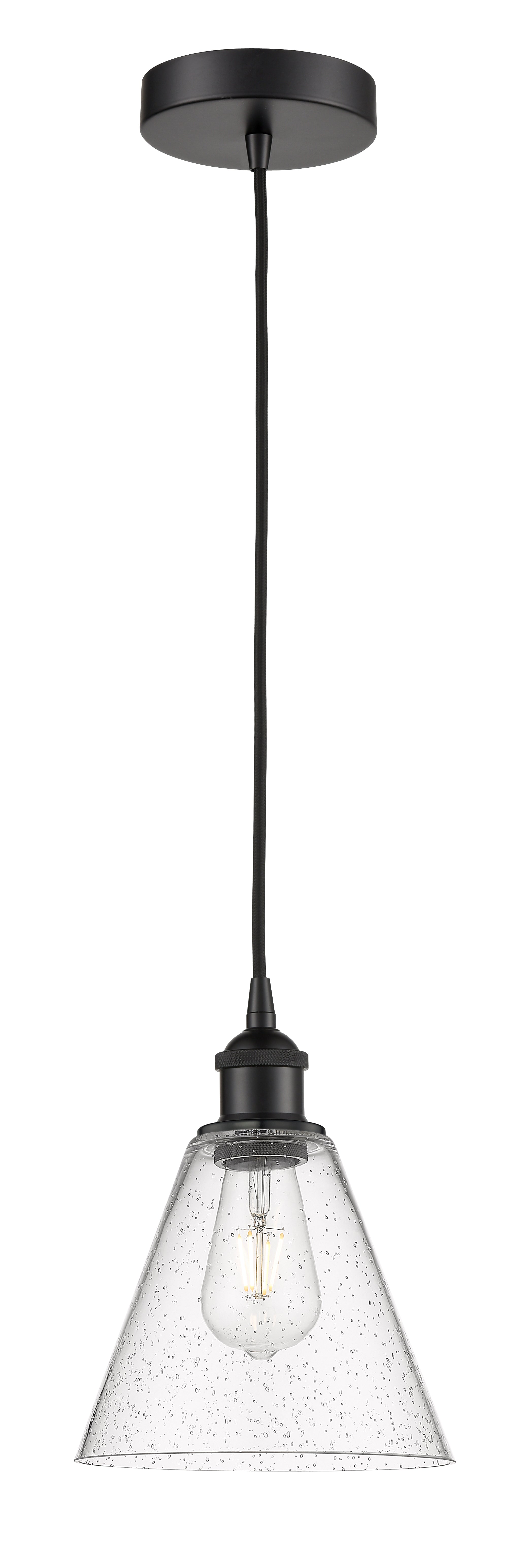 Edison Mini Pendant 8 Inch Antique Brass