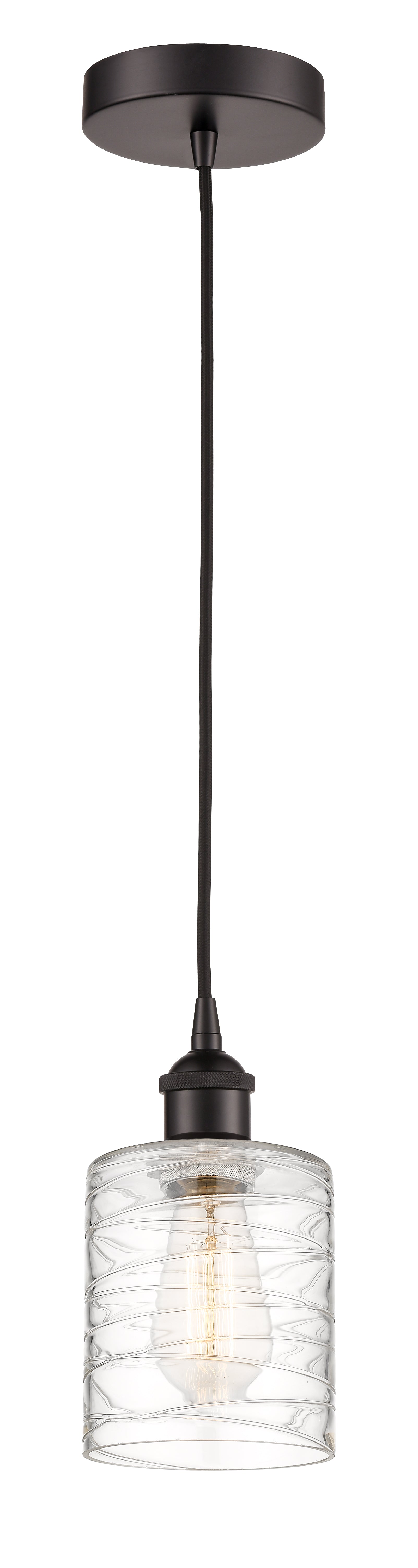 Edison Mini Pendant Antique Brass Finish