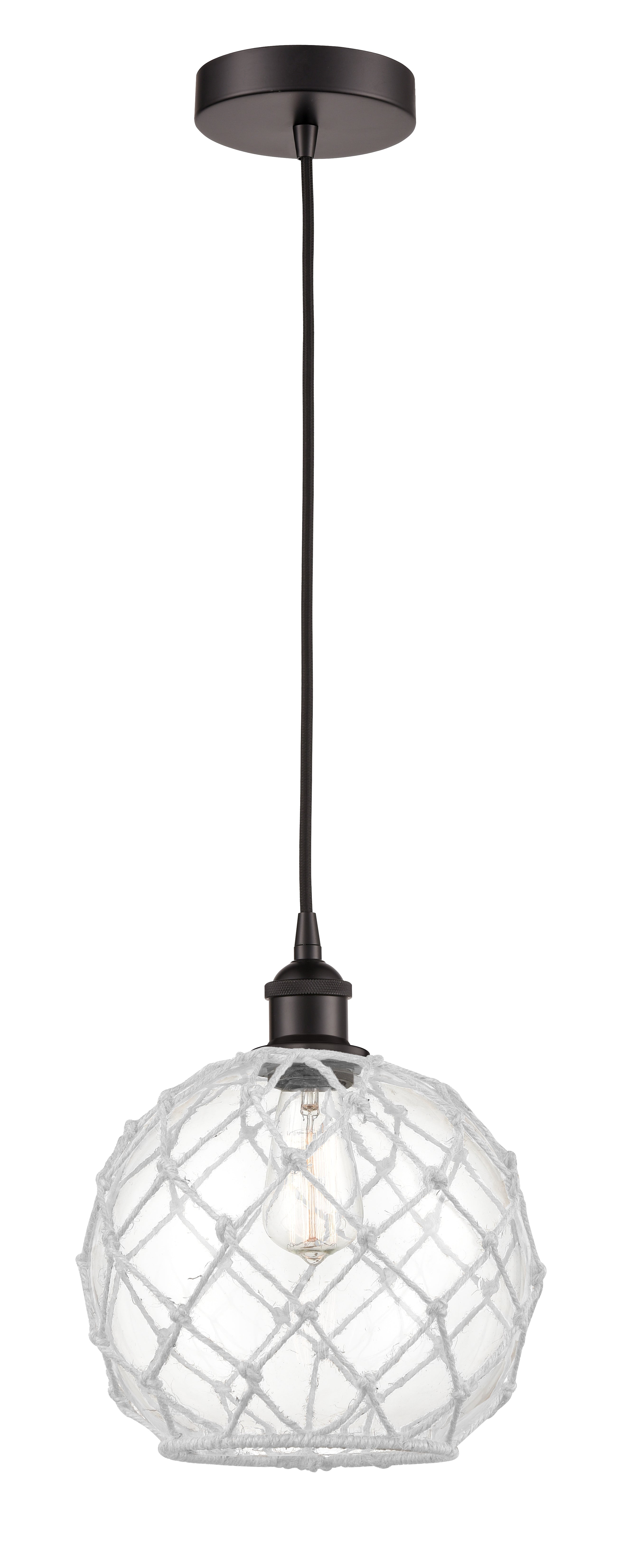 Edison Mini Pendant Antique Brass 10 Inch
