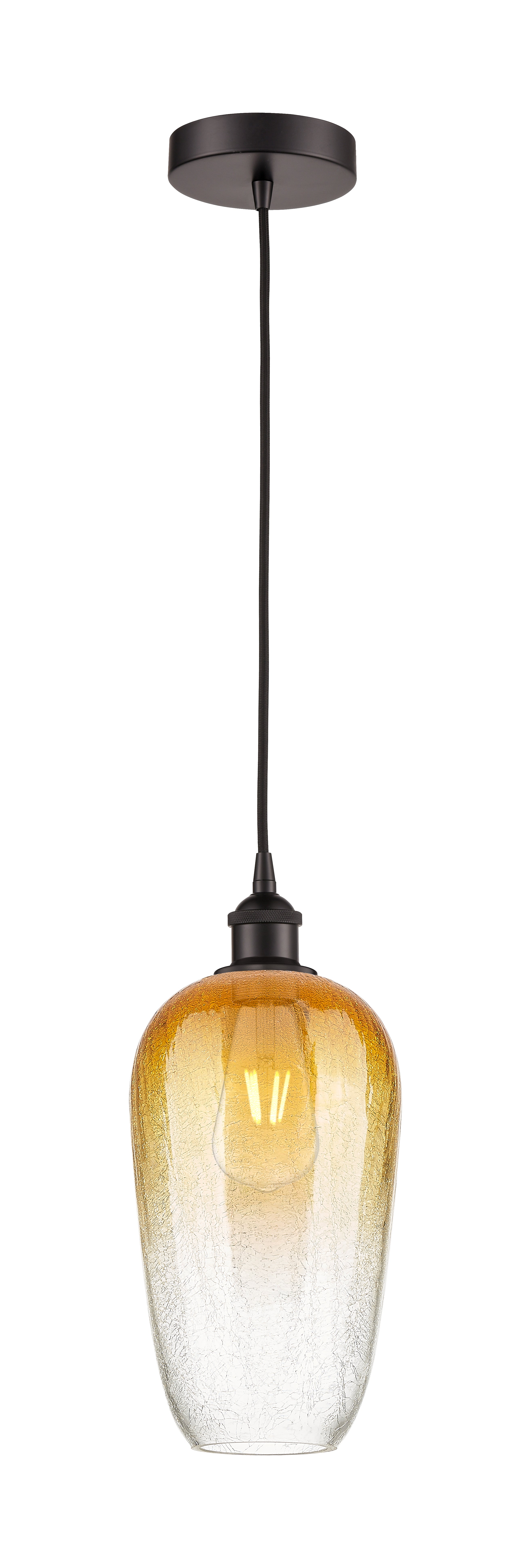 Edison Mini Pendant Antique Brass 7 Inch