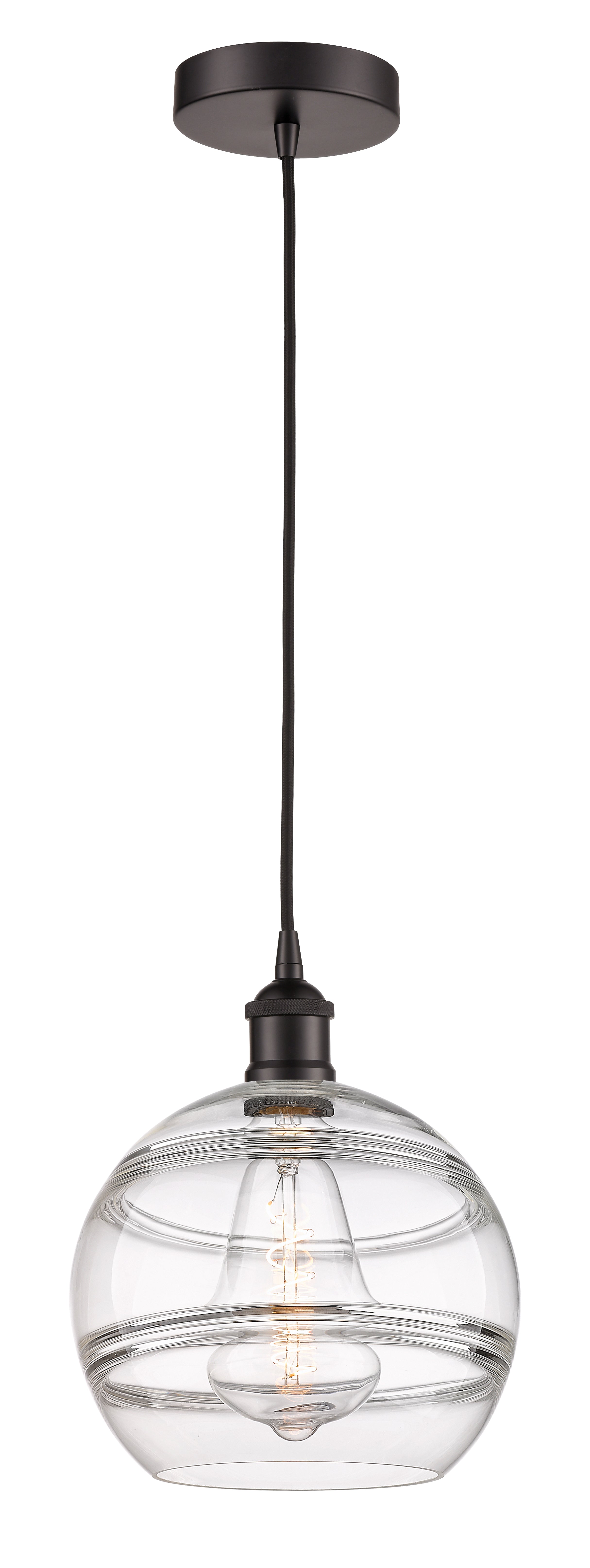 Edison Mini Pendant Antique Brass 10 Inch