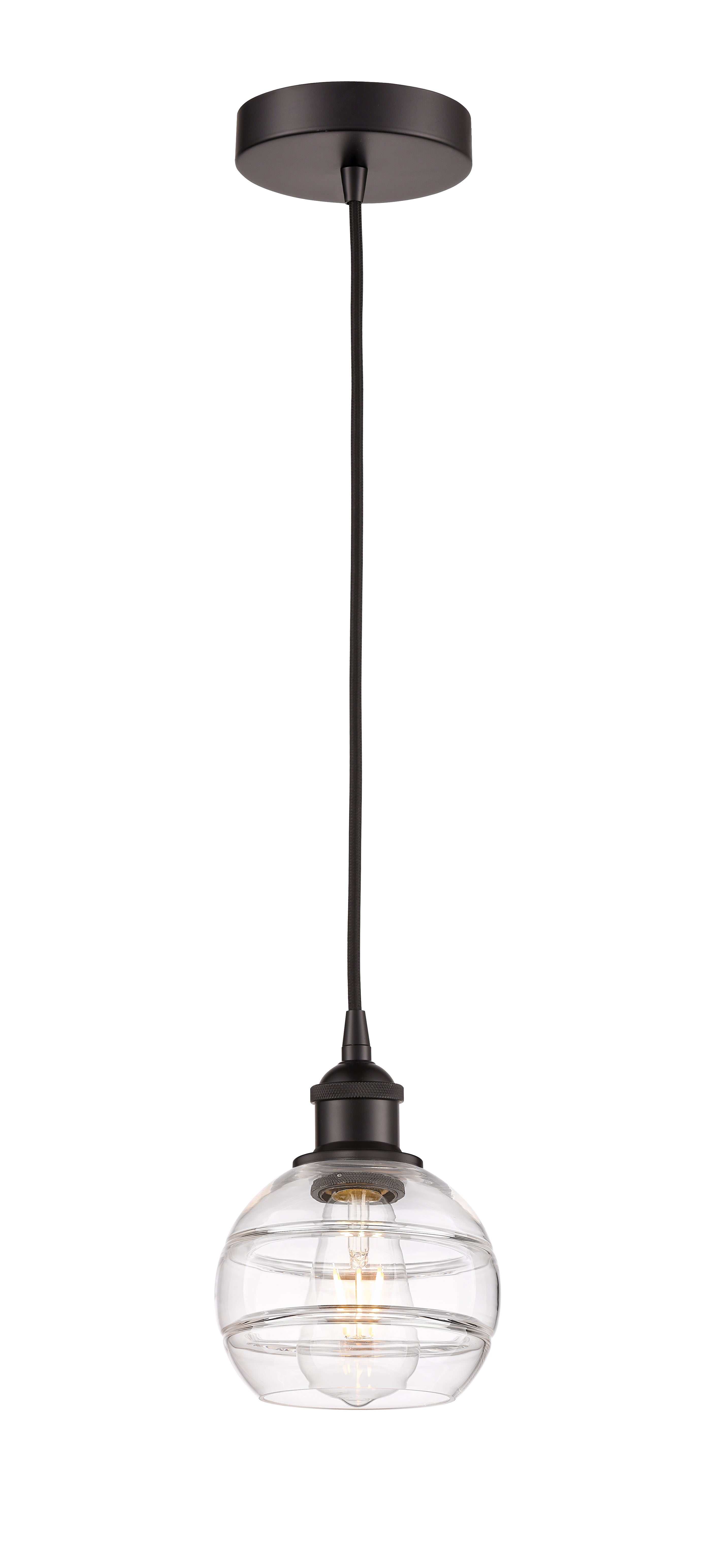 Edison Mini Pendant Antique Brass 5.875 Inch