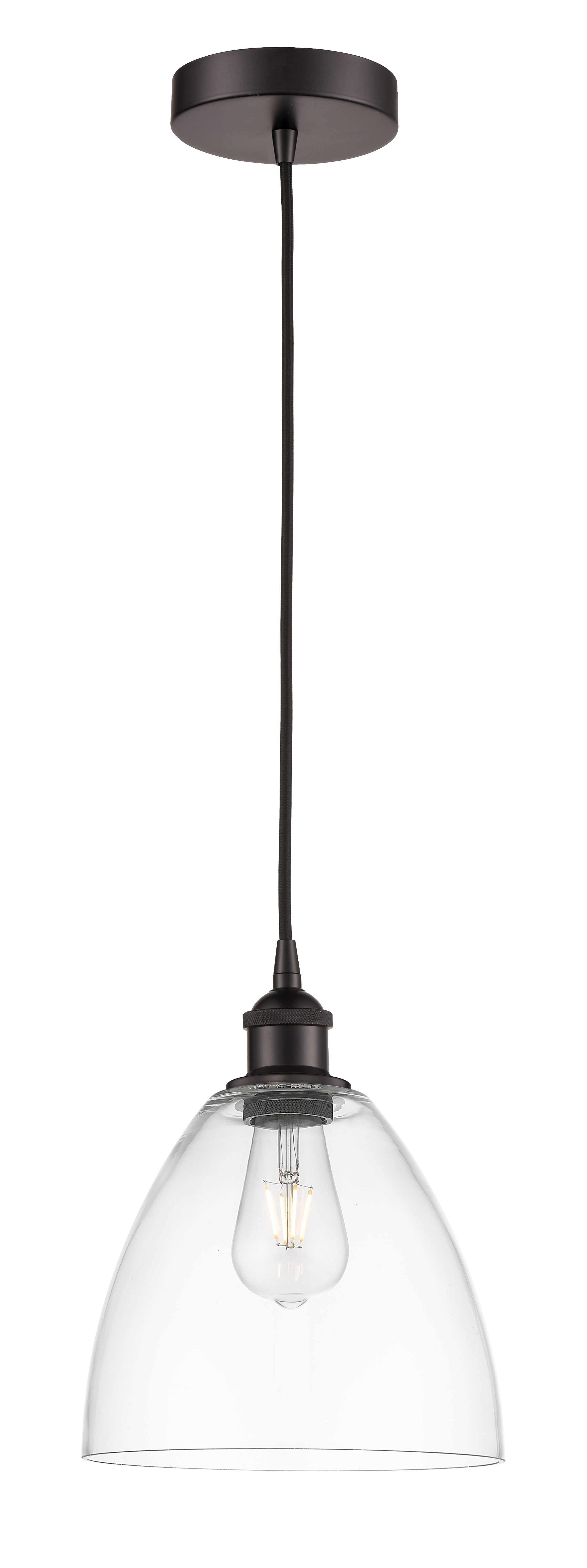 Edison Mini Pendant Antique Brass Finish