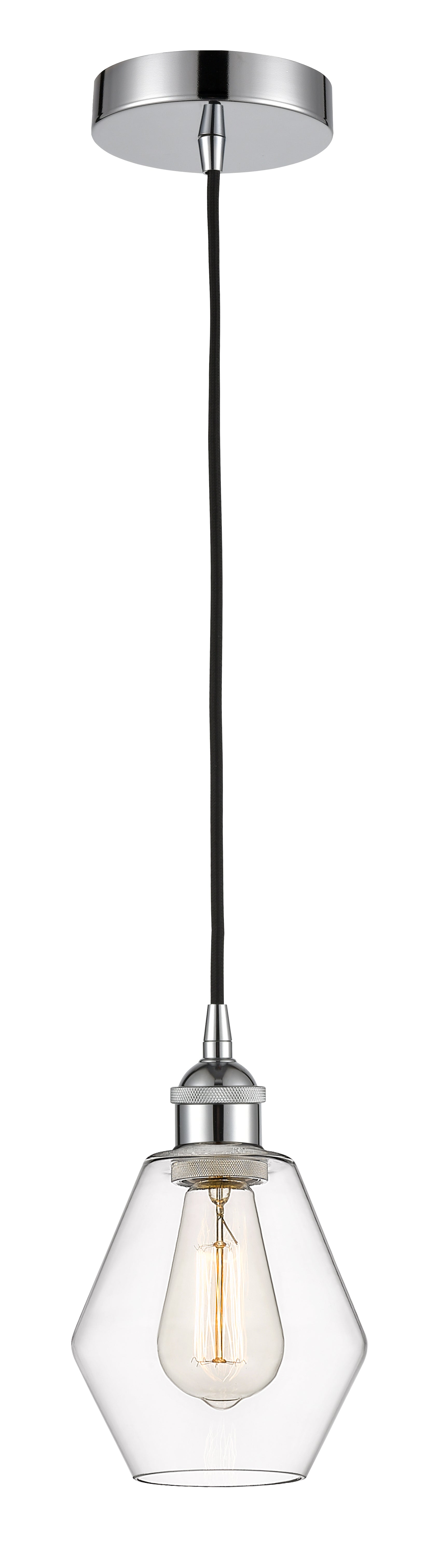 Edison Mini Pendant Antique Brass Finish