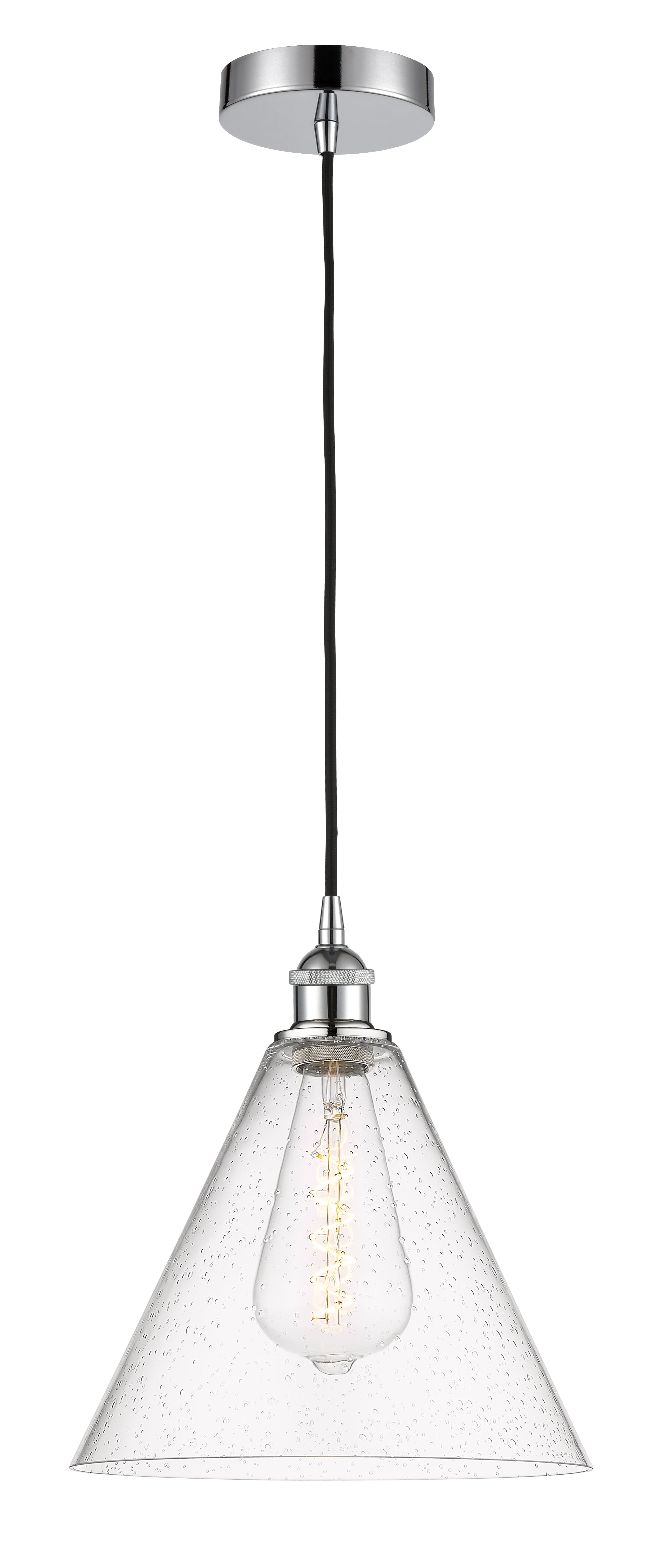 Edison Mini Pendant Antique Brass Glass