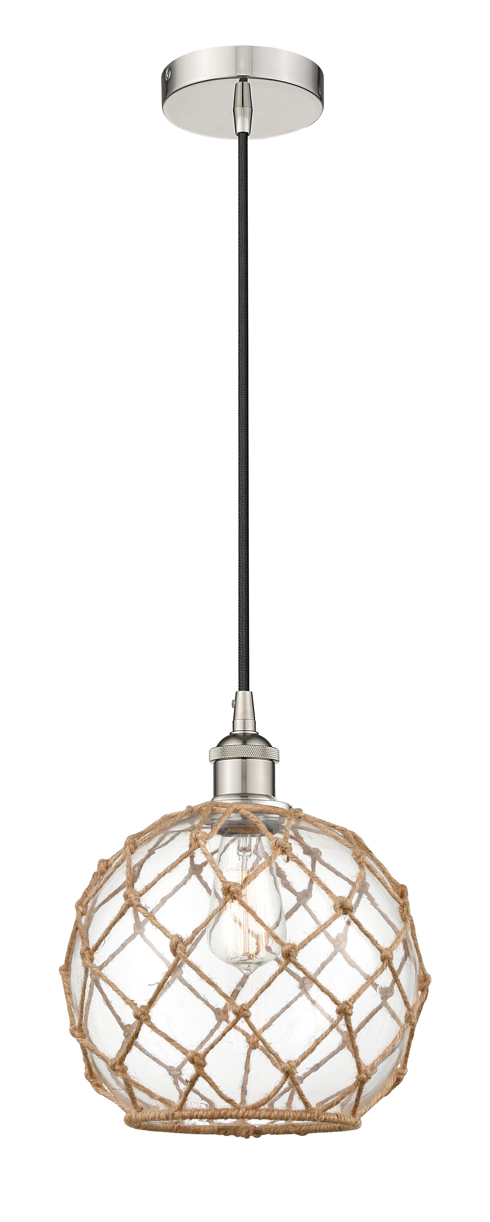 Edison Mini Pendant Antique Brass 10 Inch