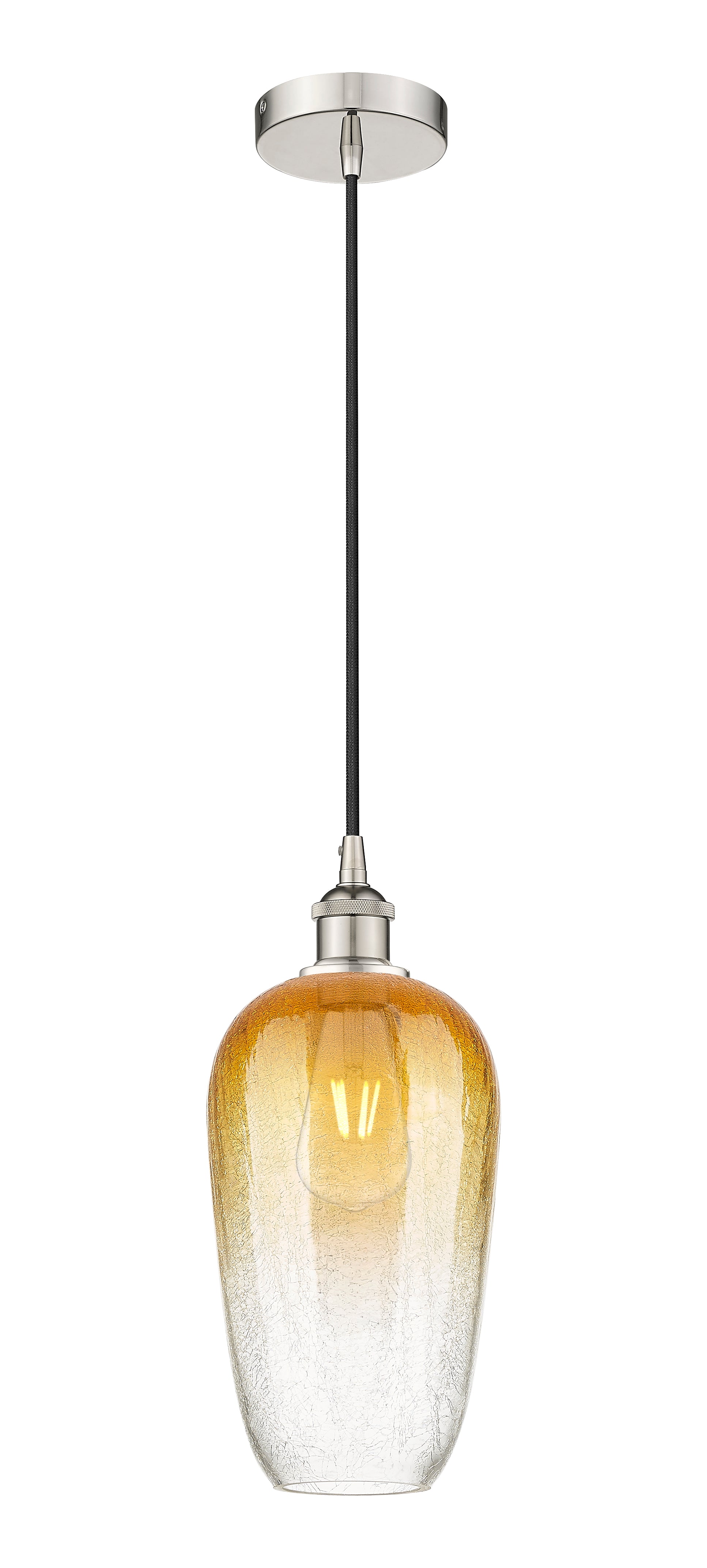 Edison Mini Pendant Antique Brass 7 Inch