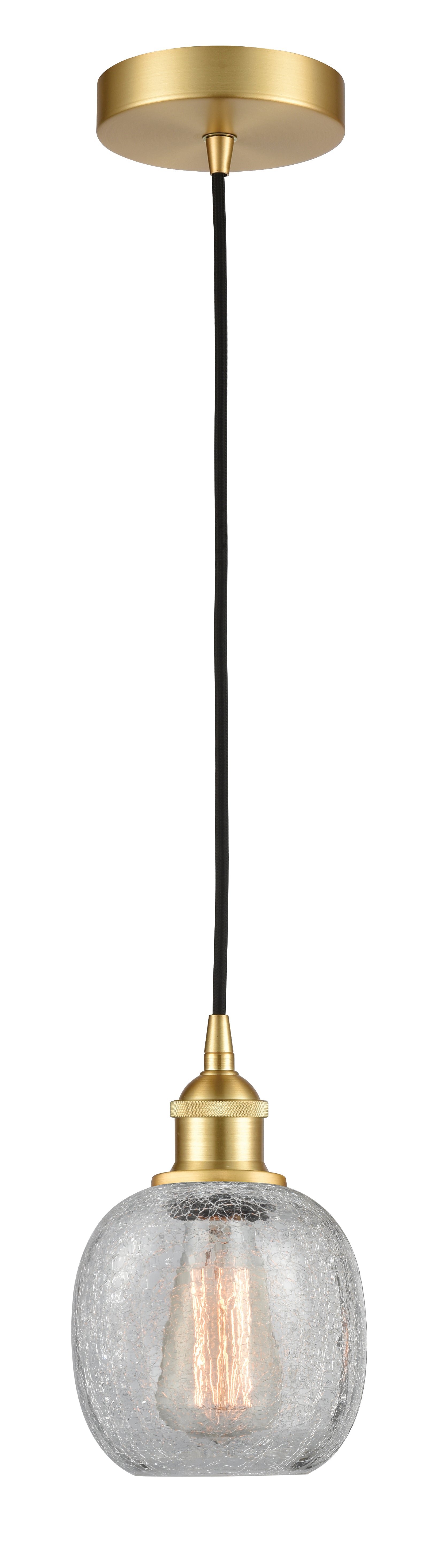 Edison Mini Pendant Antique Brass Finish