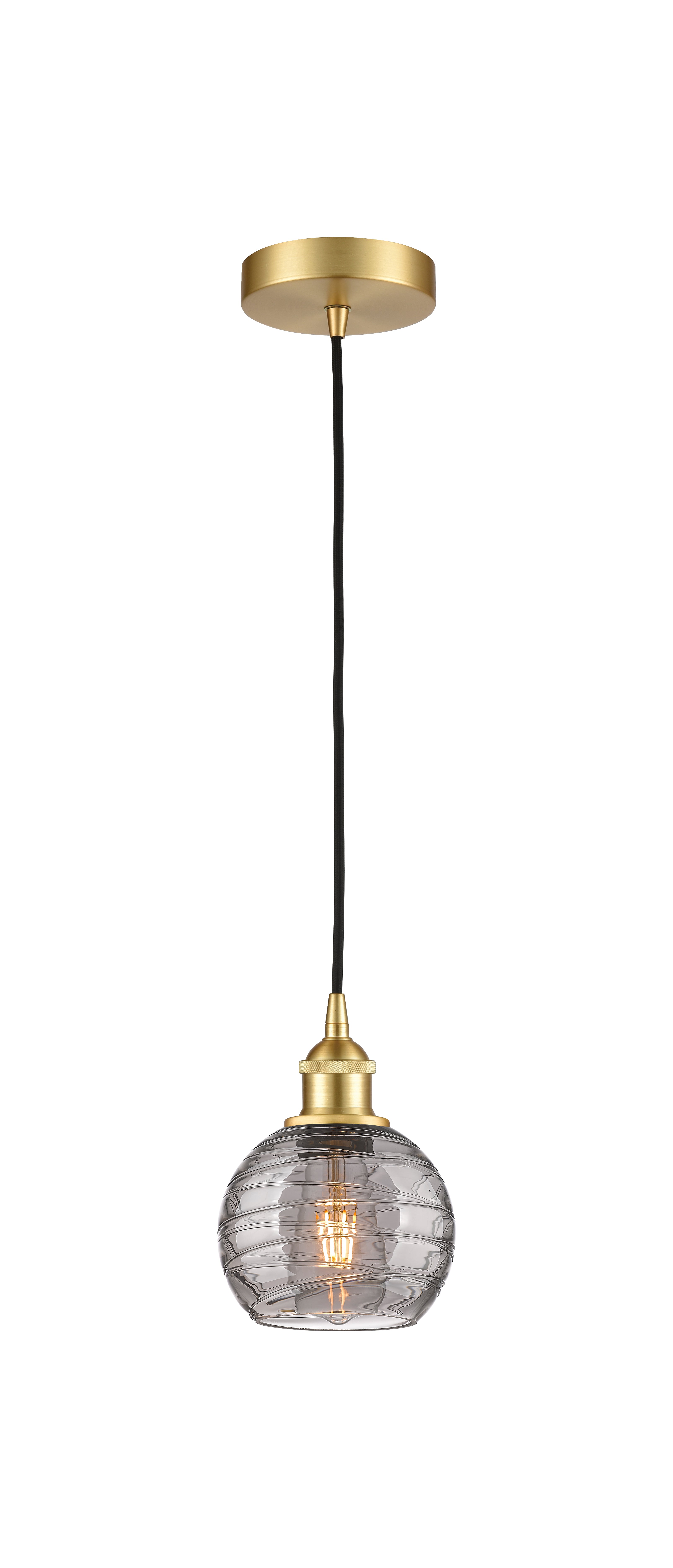 Edison Mini Pendant Antique Brass Finish