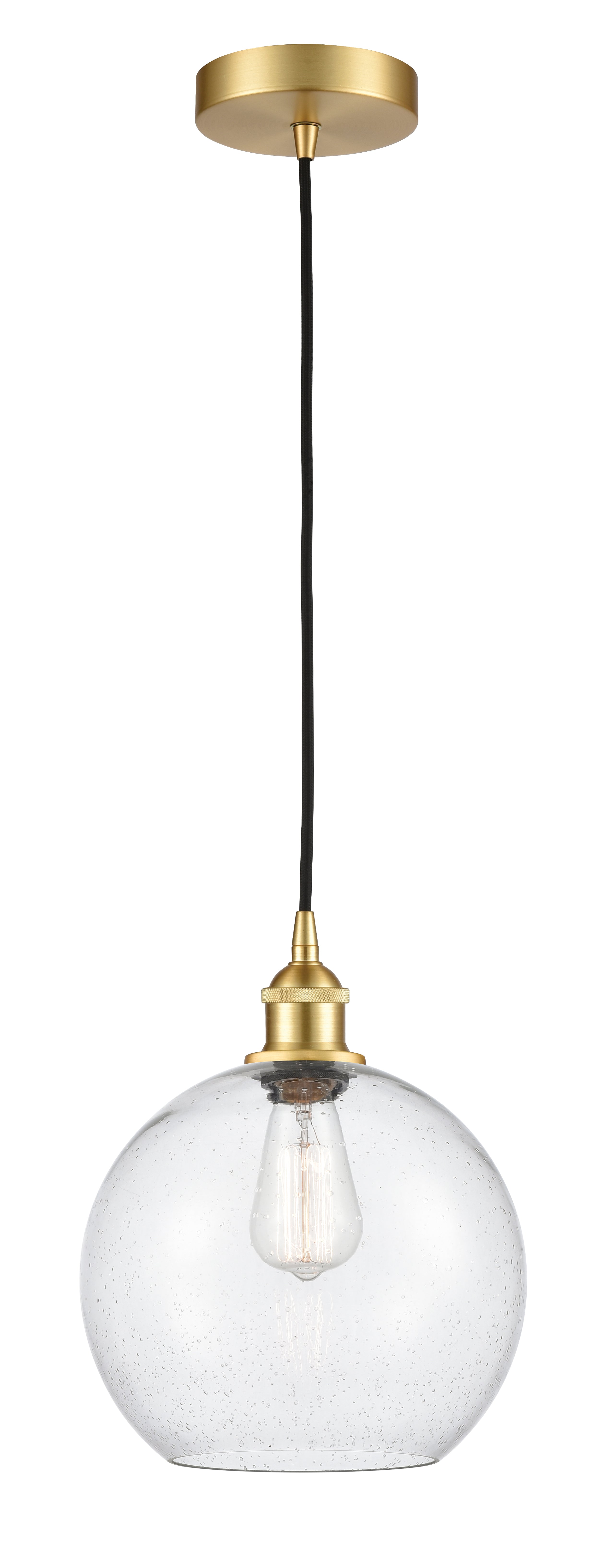 Edison Mini Pendant Antique Brass Finish