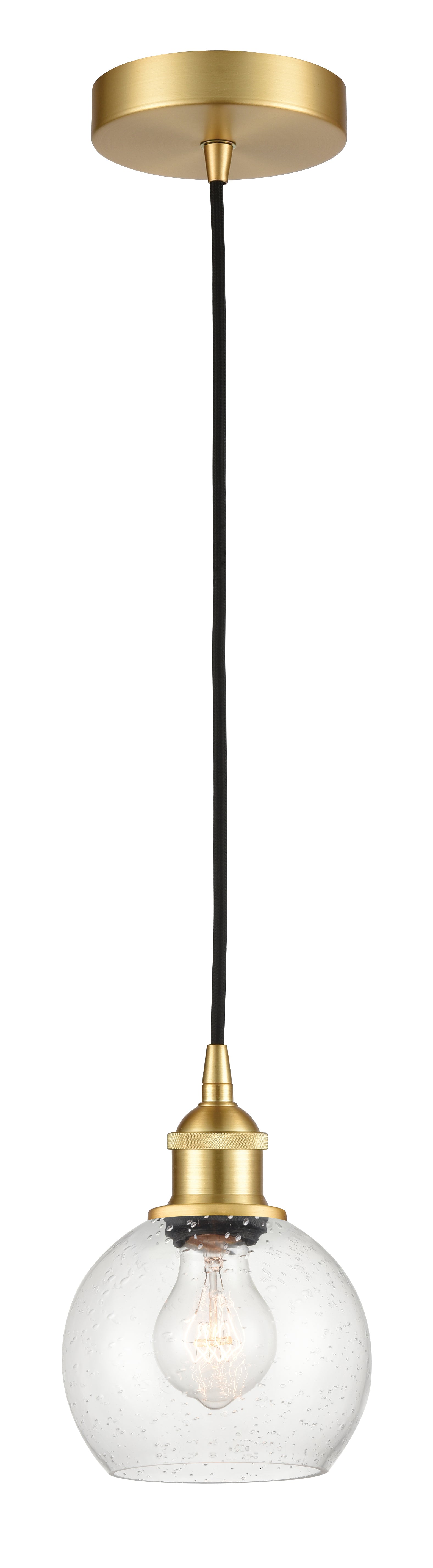 Edison Mini Pendant Antique Brass Finish