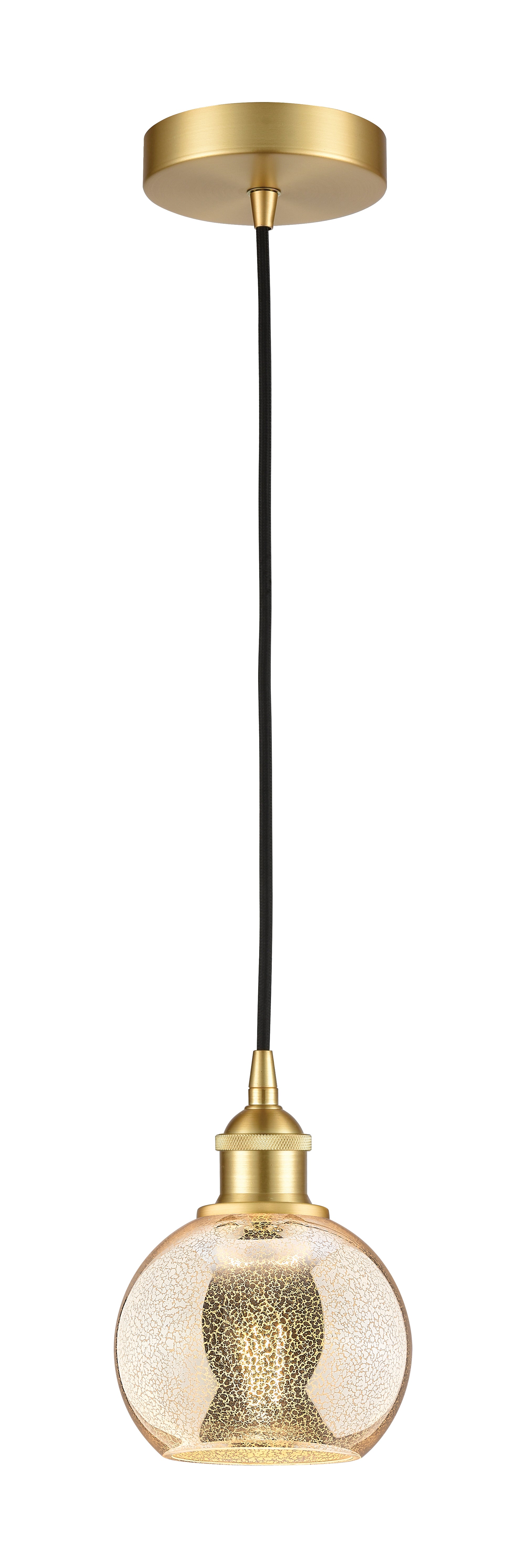 Edison Mini Pendant Antique Brass Finish