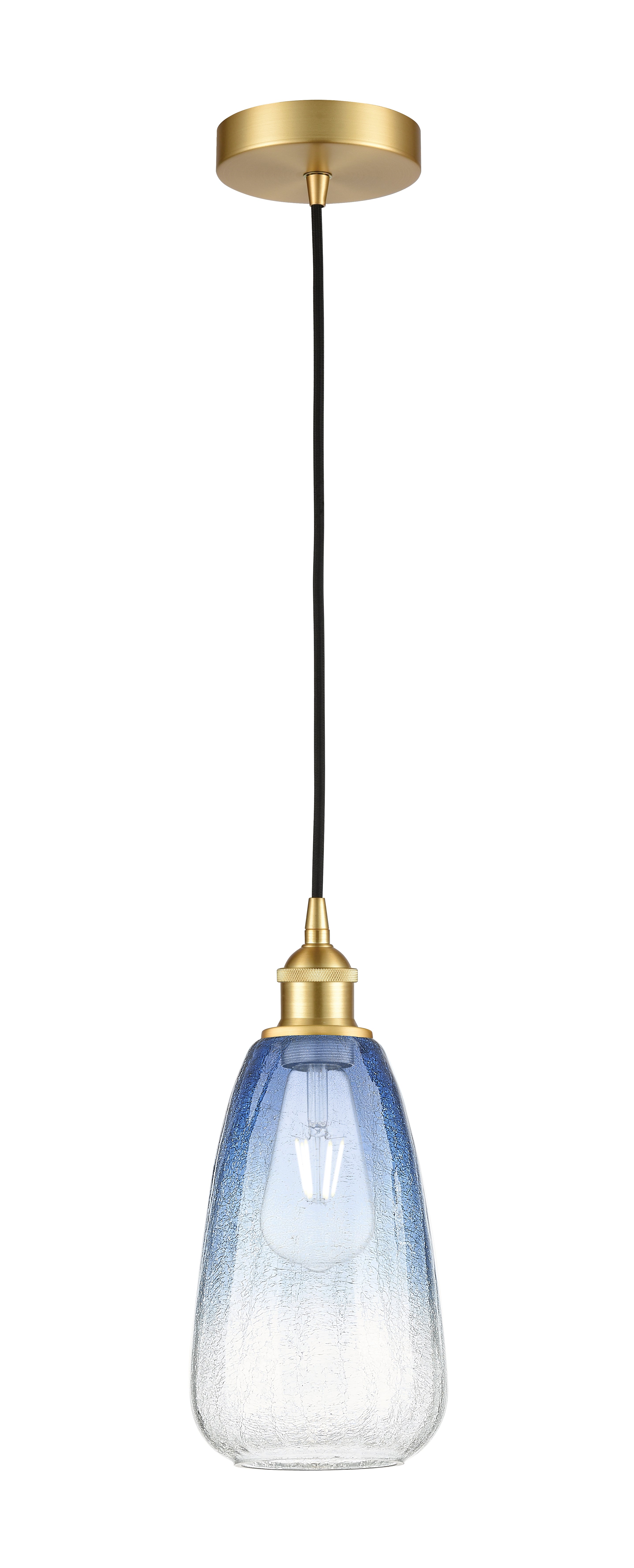 Edison Mini Pendant Antique Brass Finish