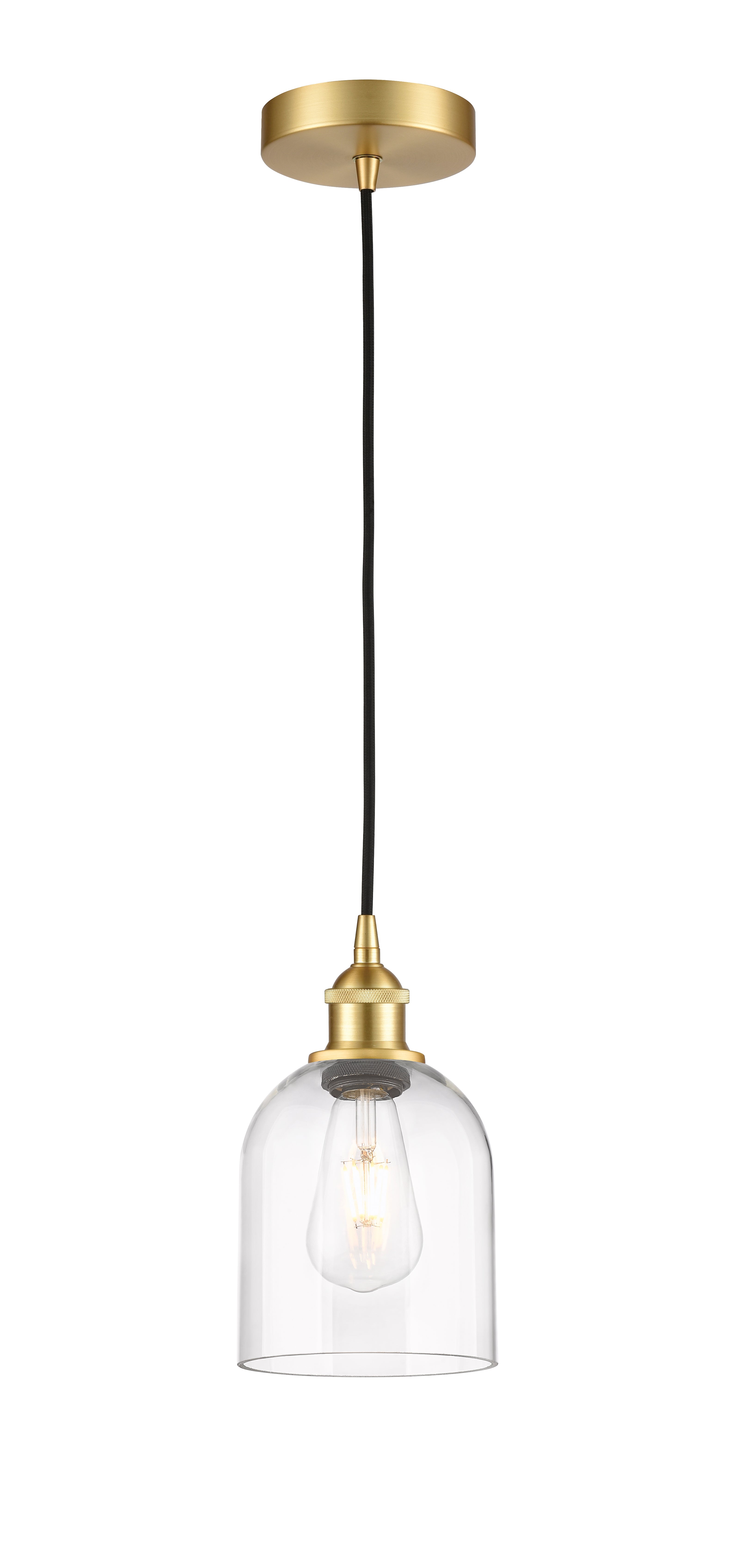 Edison Mini Pendant Antique Brass Finish