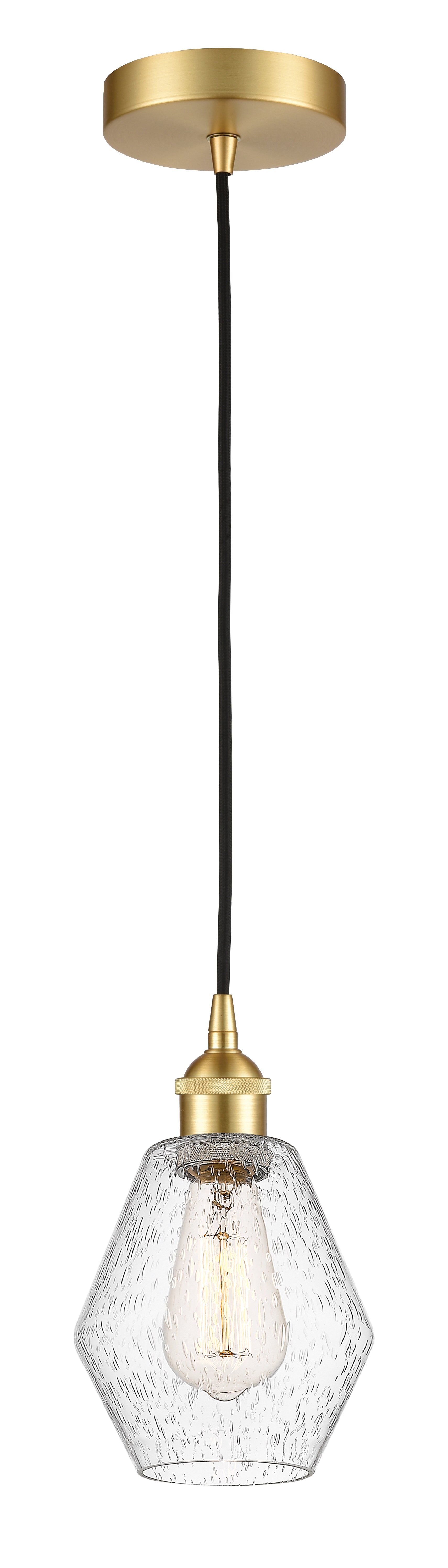 Edison Mini Pendant Antique Brass Finish