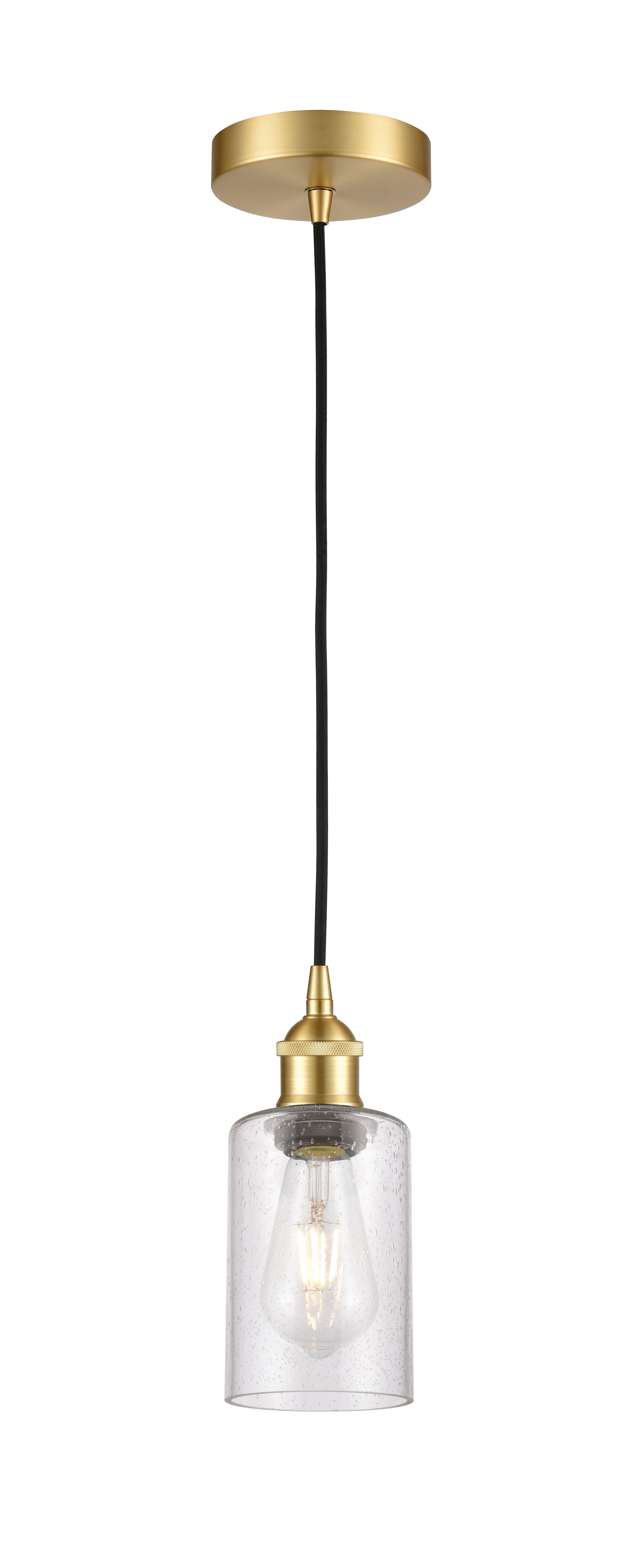 Edison Mini Pendant Cast Brass Antique