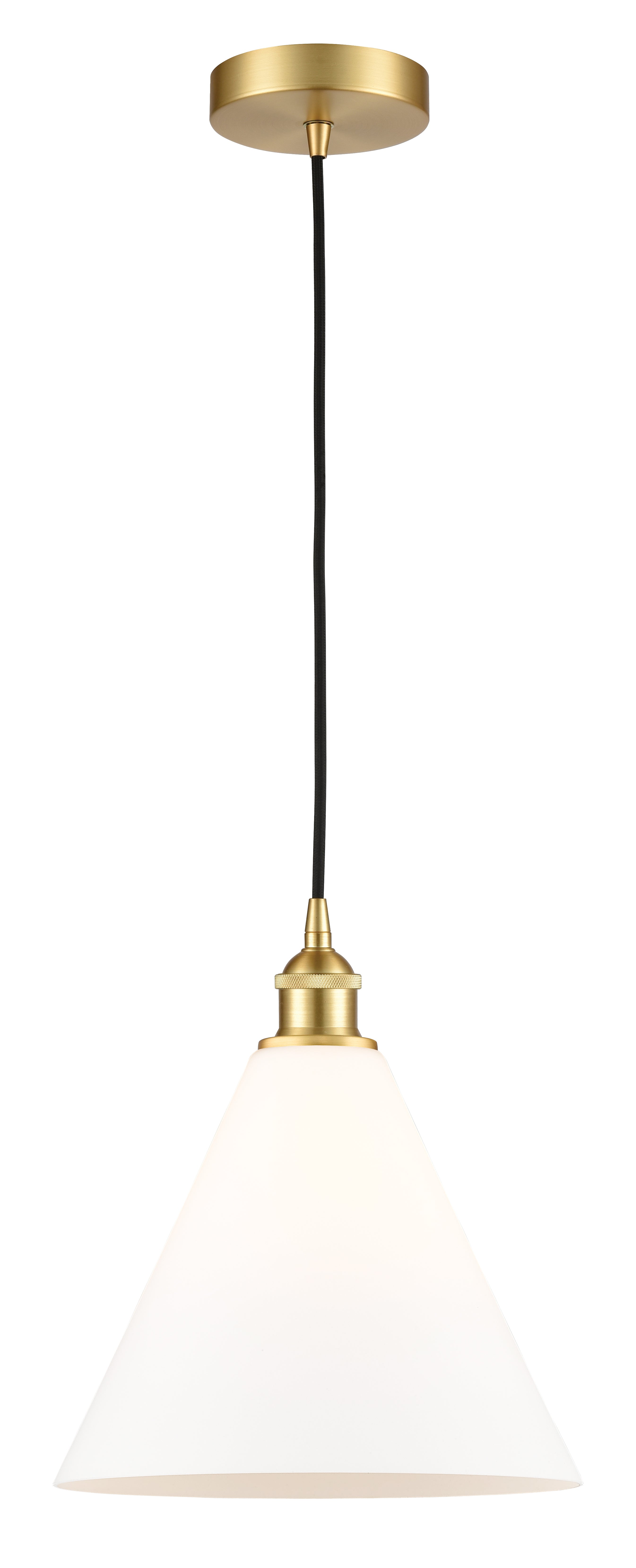 Edison Mini Pendant Antique Brass Glass