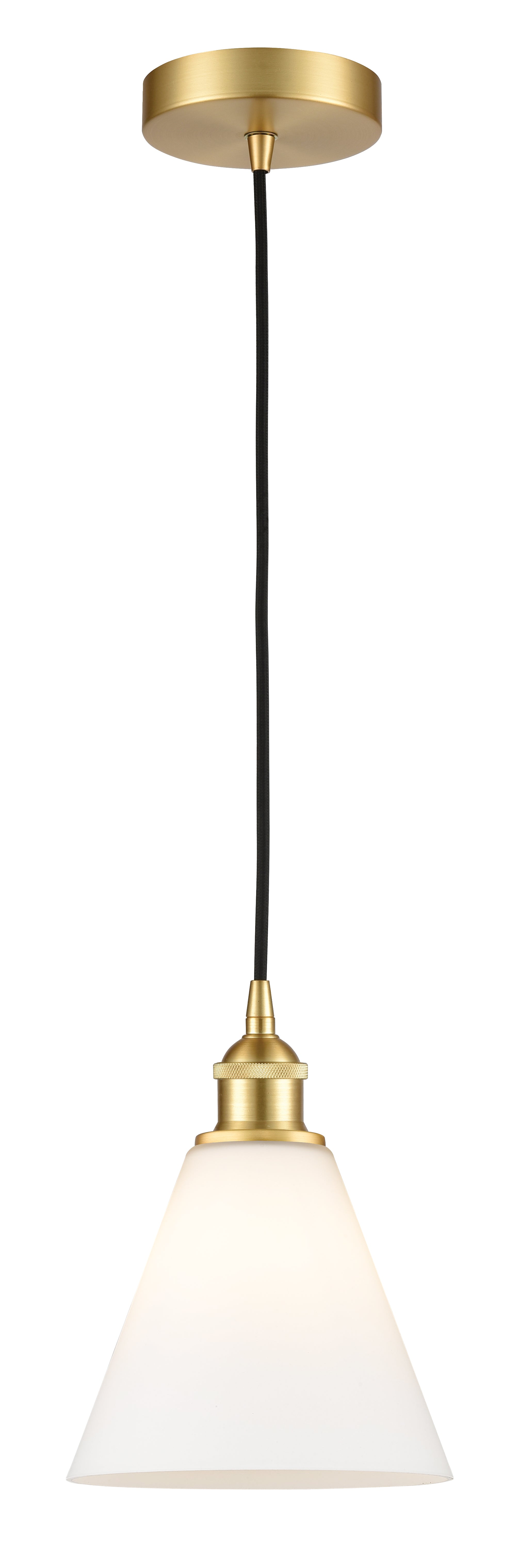 Edison Mini Pendant 8 Inch Antique Brass