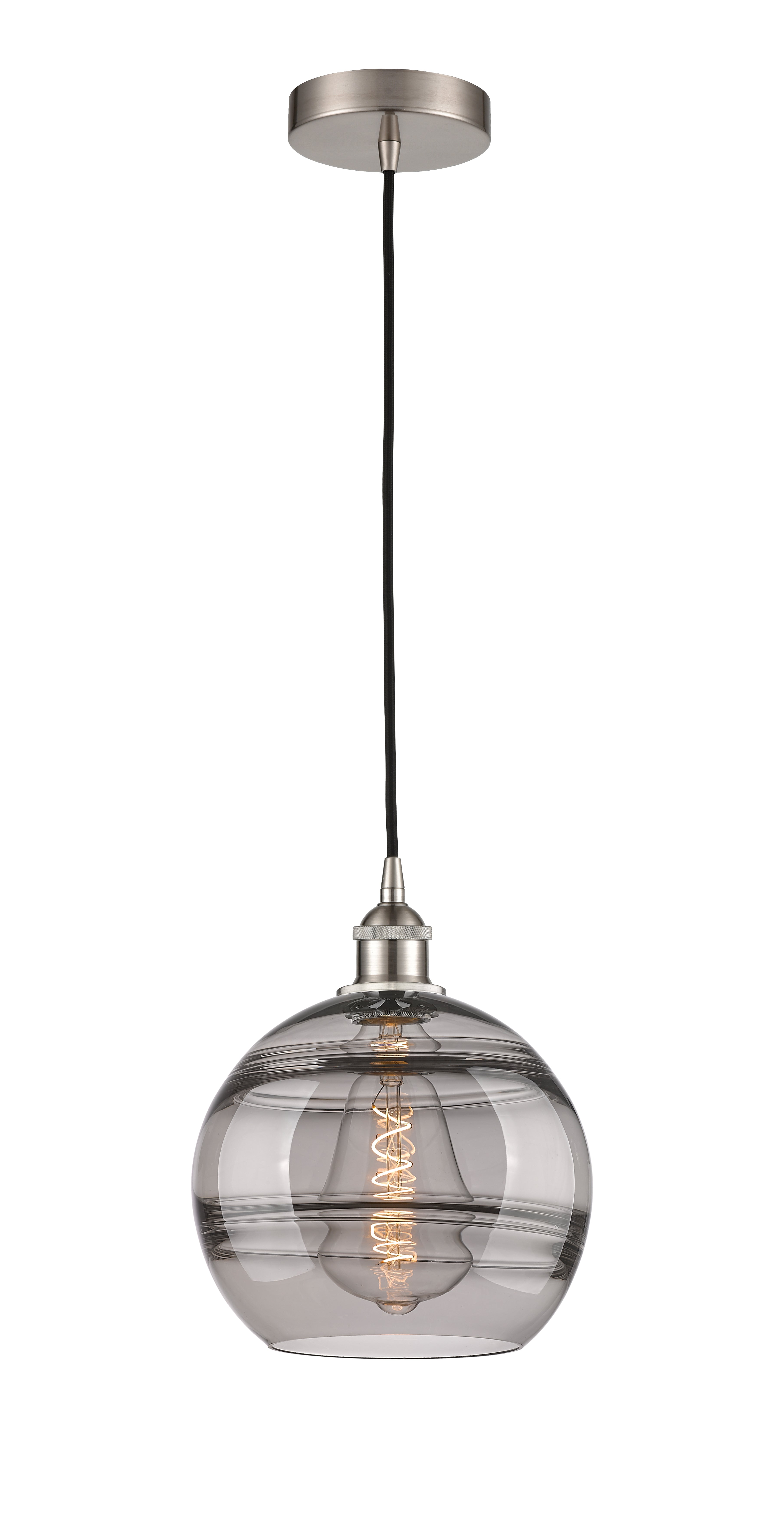 Edison Mini Pendant Antique Brass 10 Inch