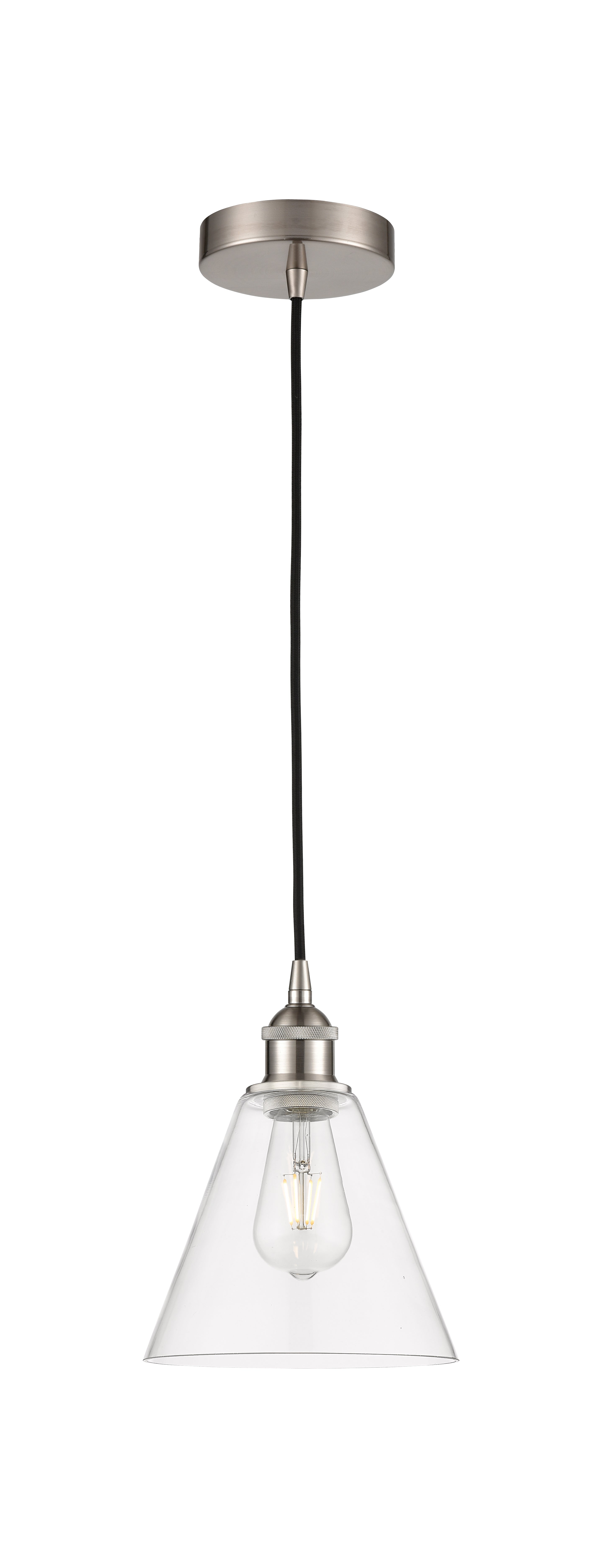 Edison Mini Pendant 8 Inch Antique Brass