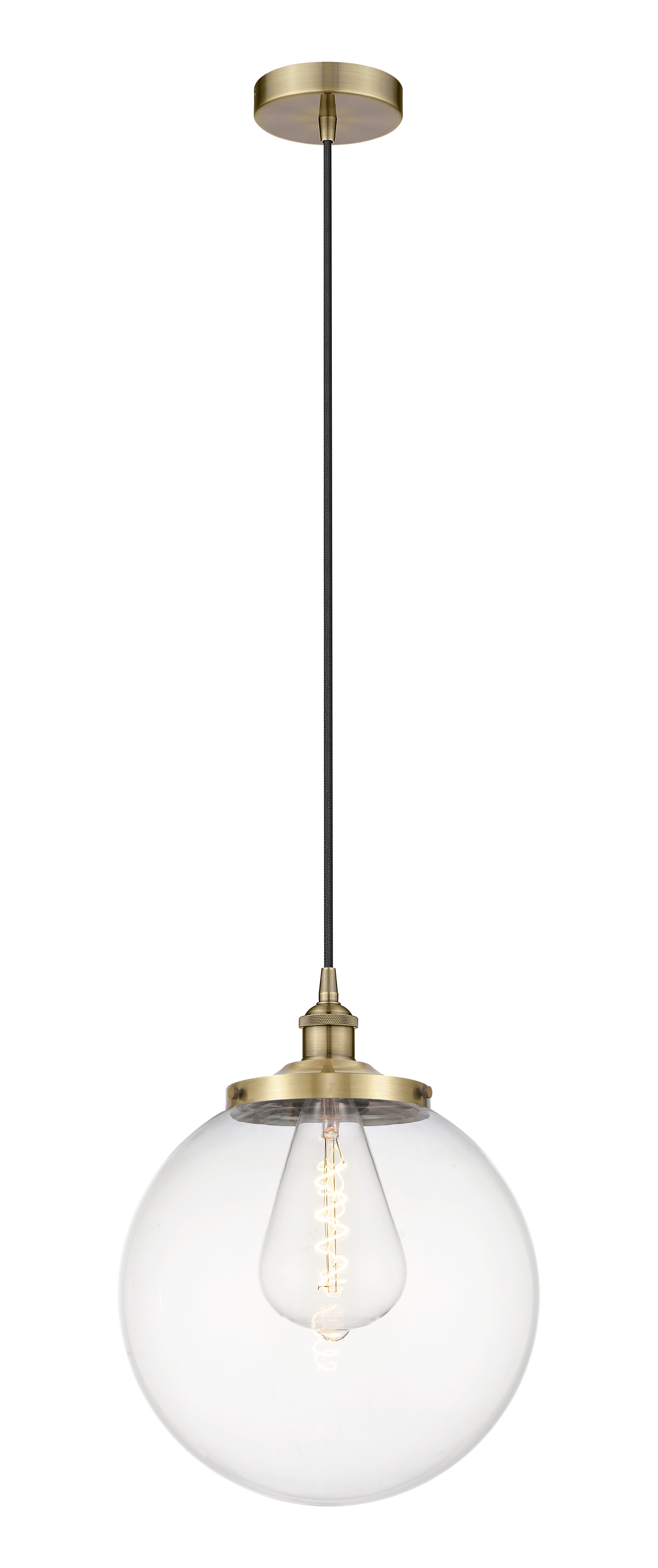 Edison Mini Pendant Antique Brass Dimmable
