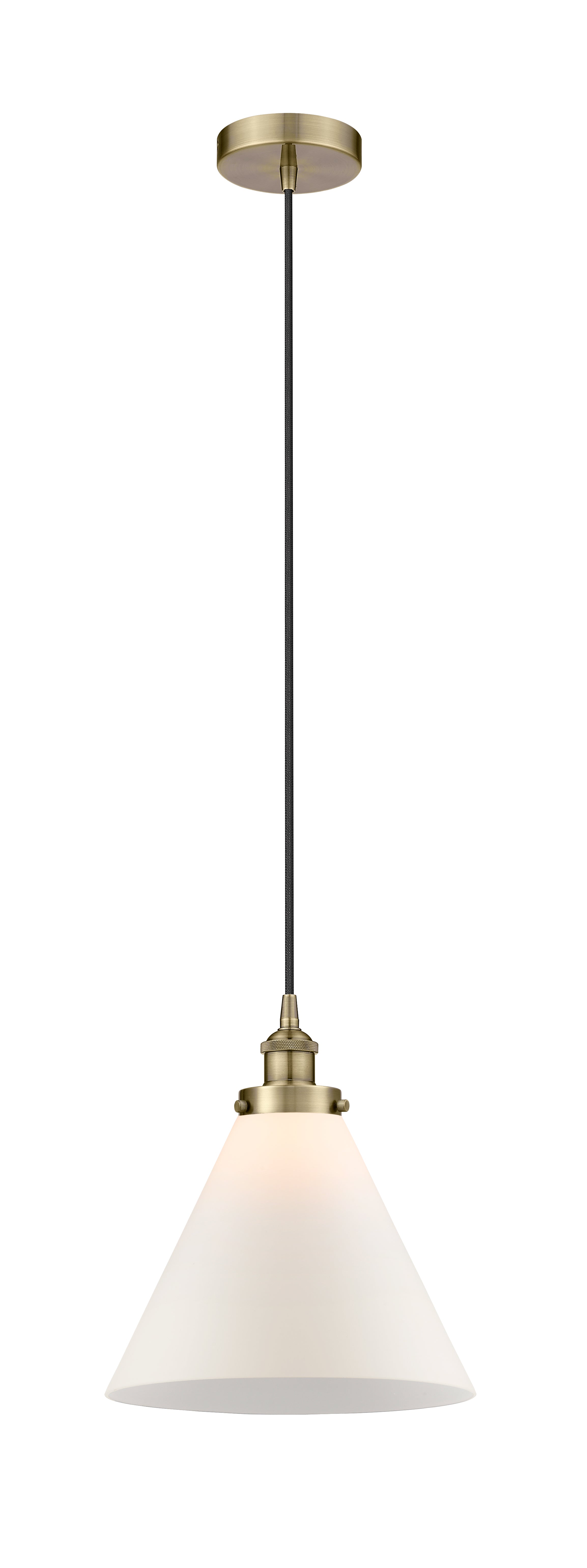 Edison Mini Pendant Cast Antique Brass