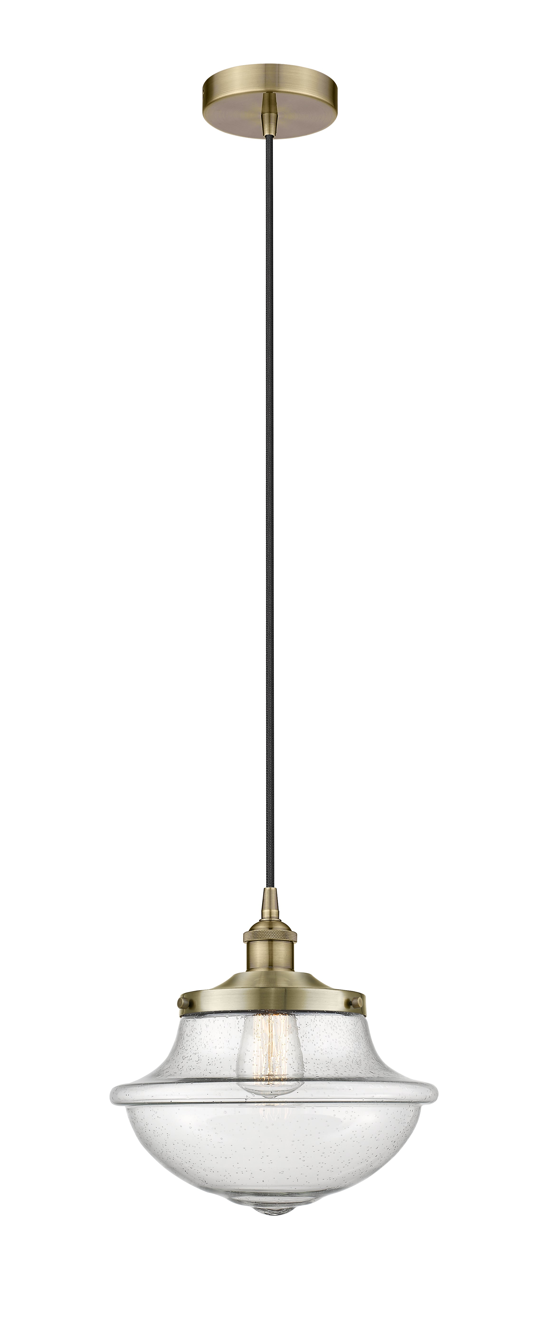 Edison Mini Pendant Antique Brass Finish