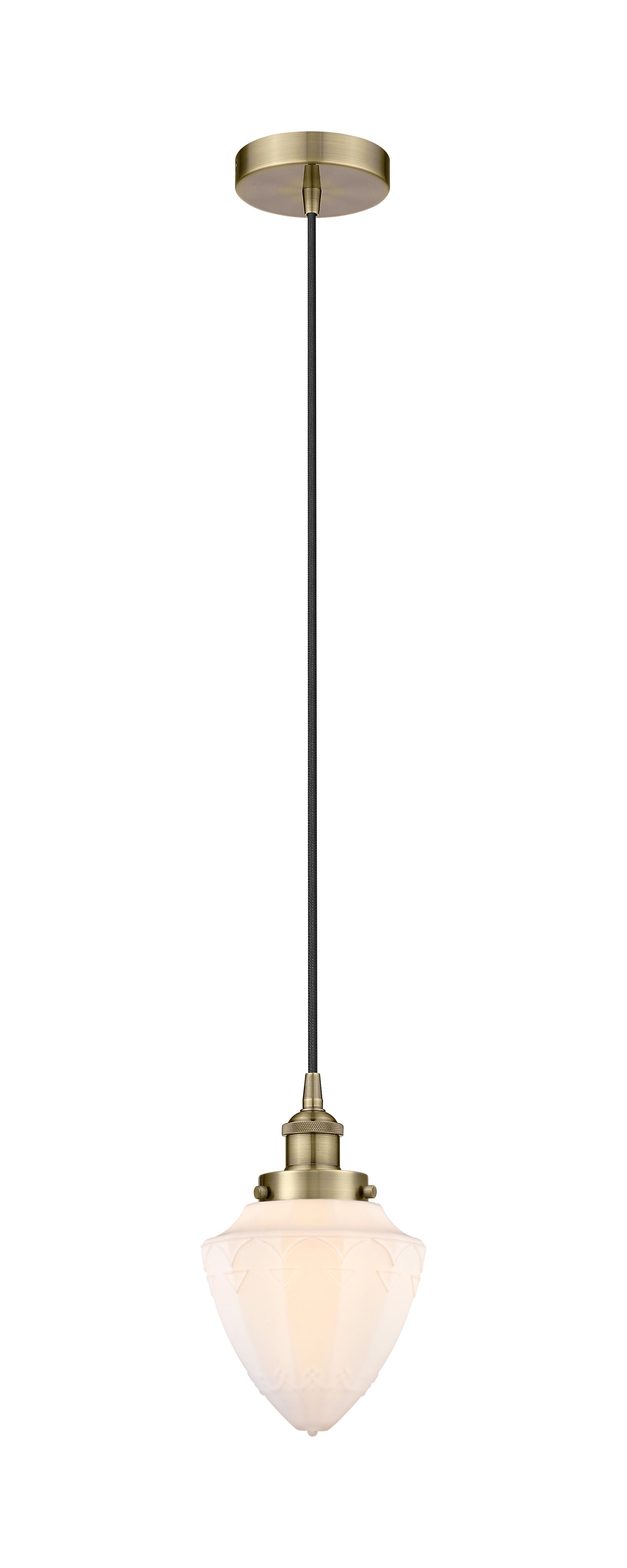 Edison Mini Pendant Antique Brass Finish