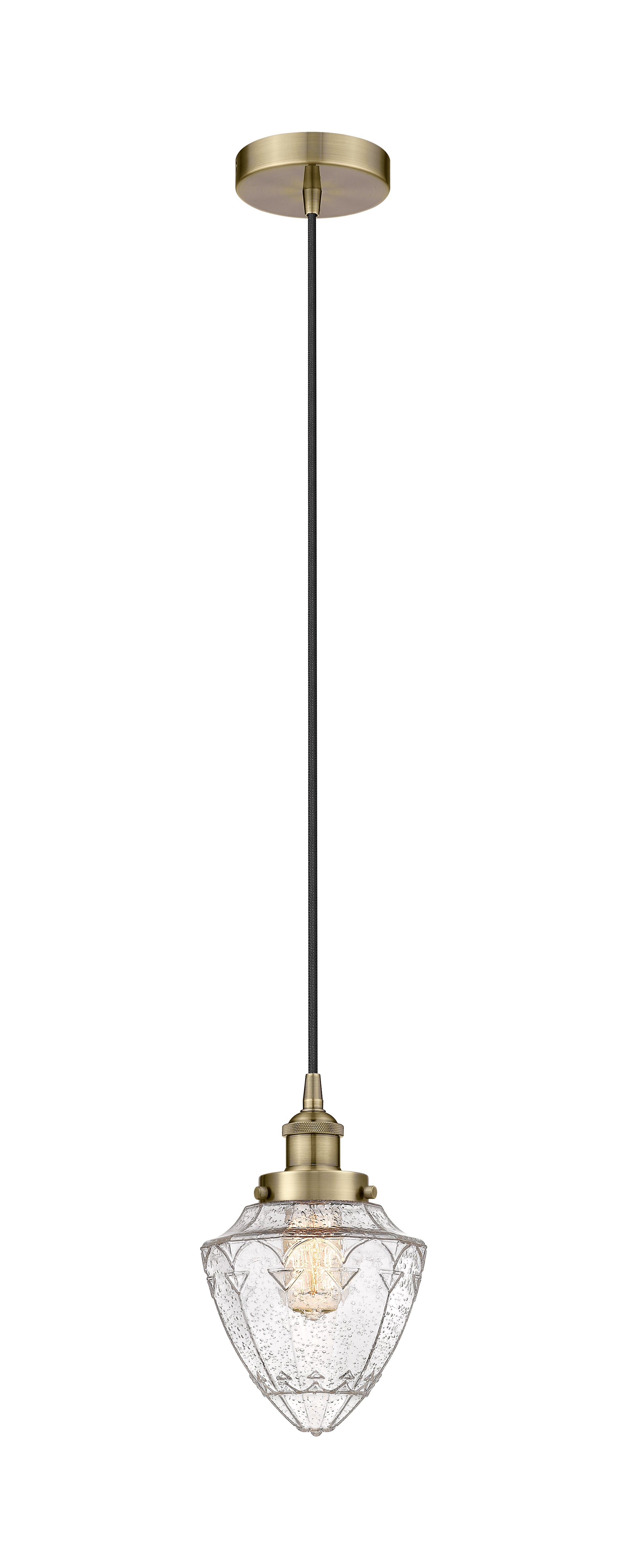 Edison Mini Pendant Antique Brass Finish
