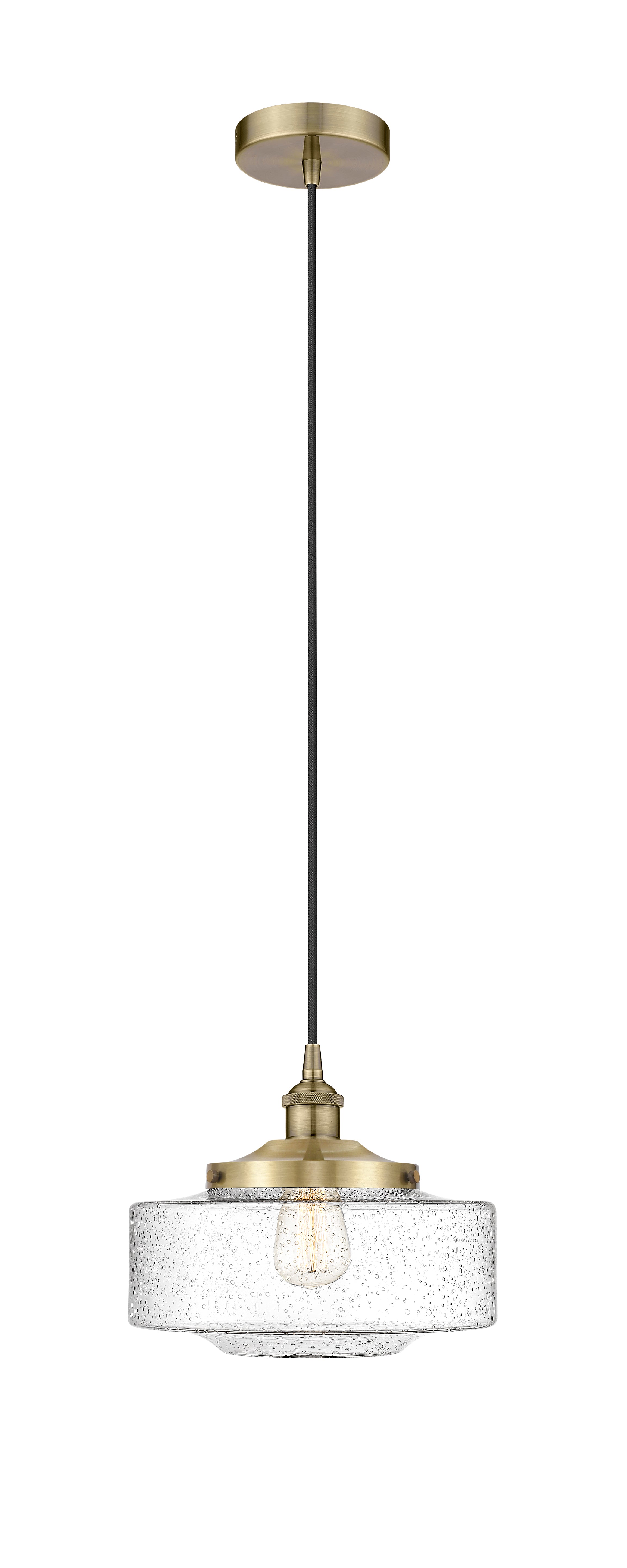Edison Mini Pendant Antique Brass Finish