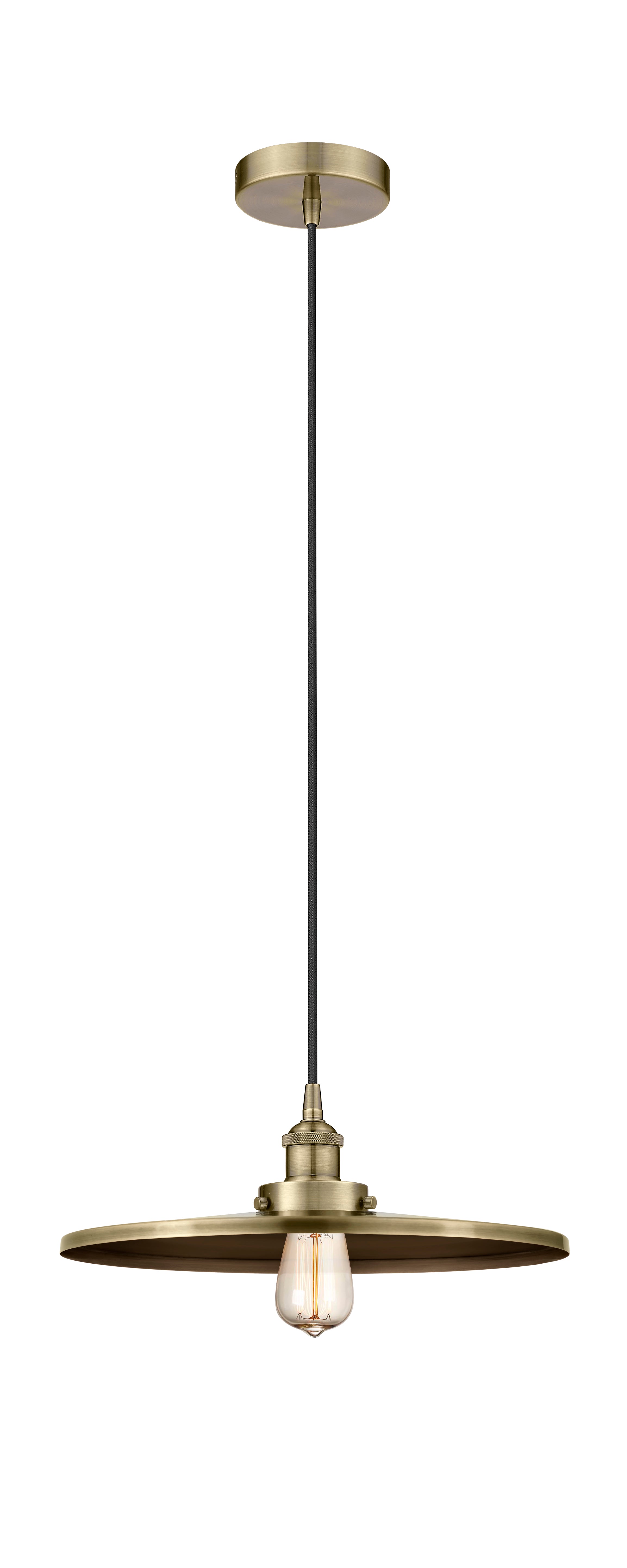 Edison Mini Pendant Antique Brass Finish