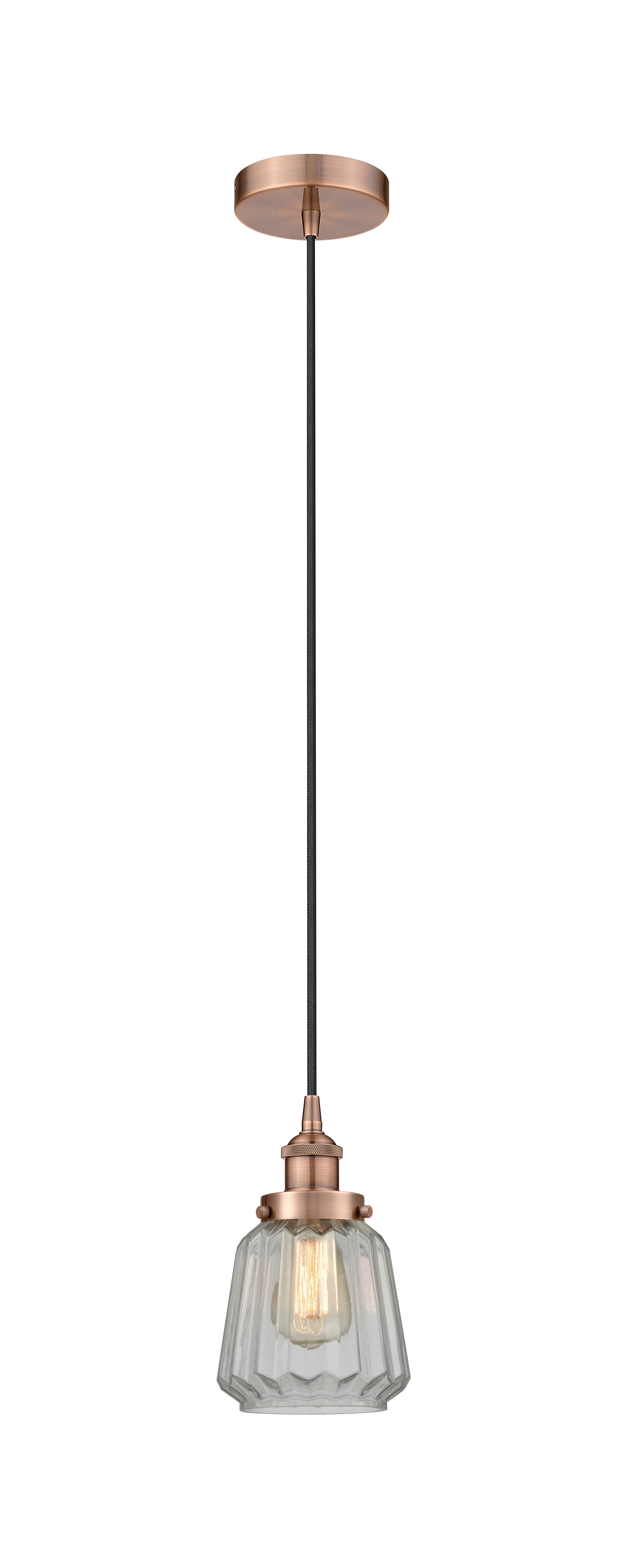 Edison Mini Pendant Antique Brass Finish