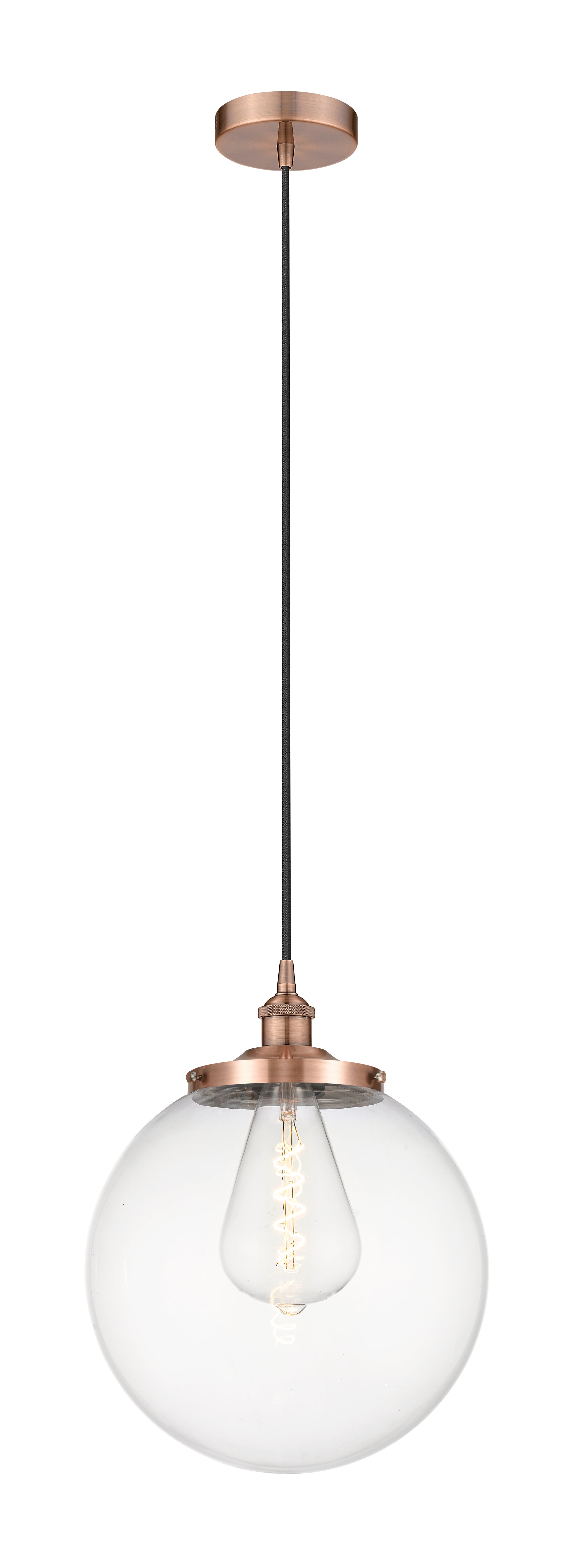 Edison Mini Pendant Antique Brass Dimmable