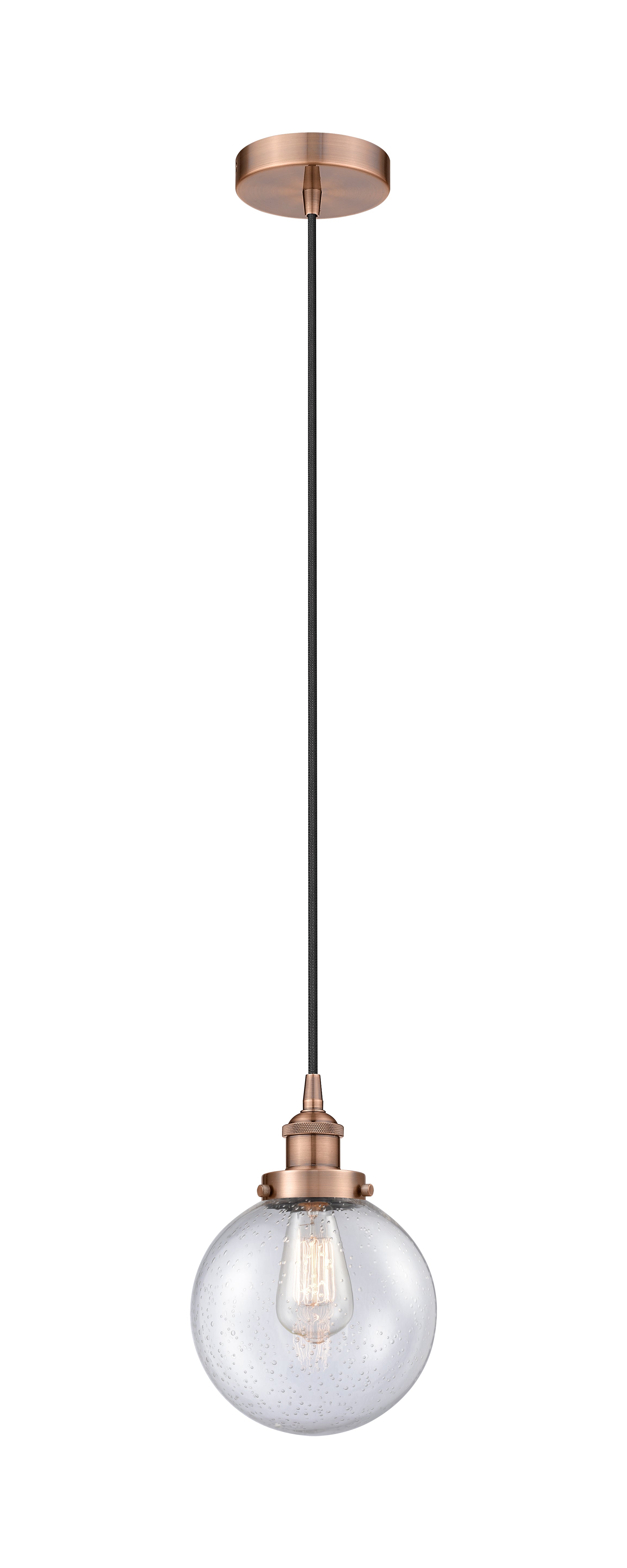Edison Mini Pendant Antique Brass Finish