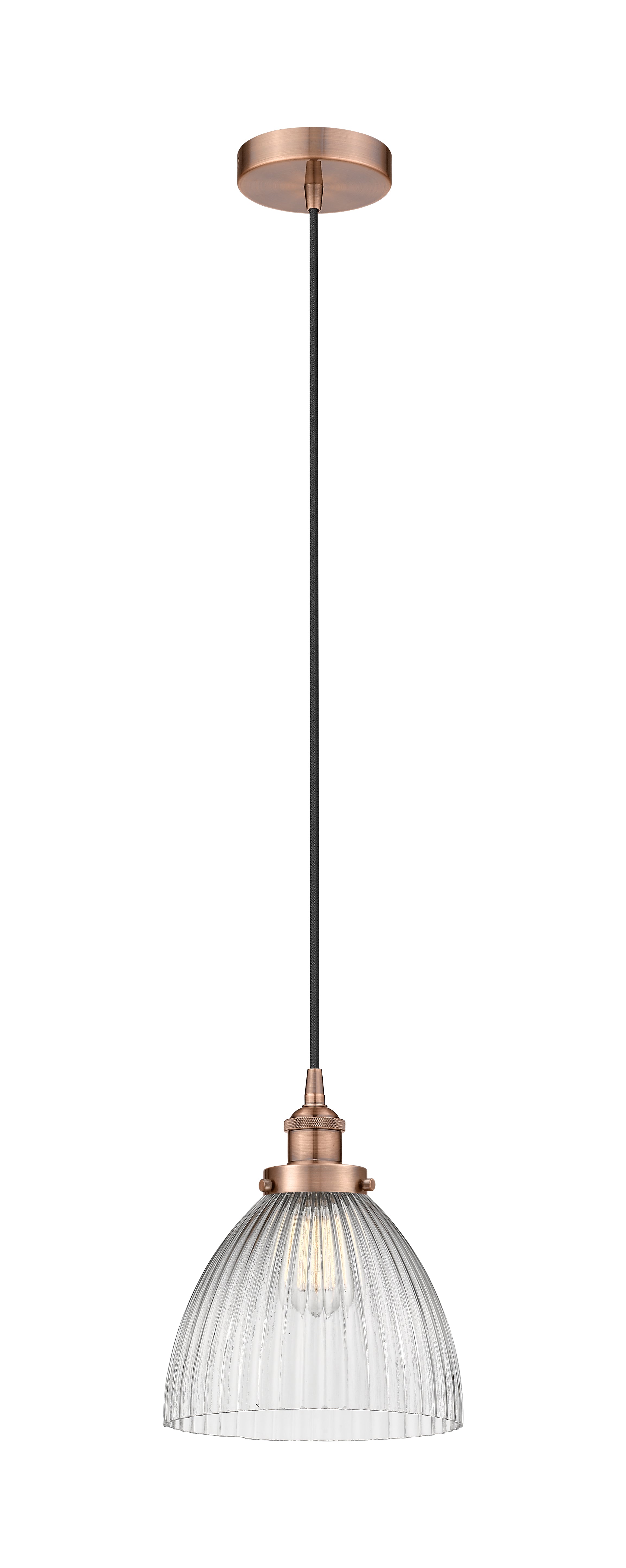 Edison Mini Pendant Antique Brass Cast