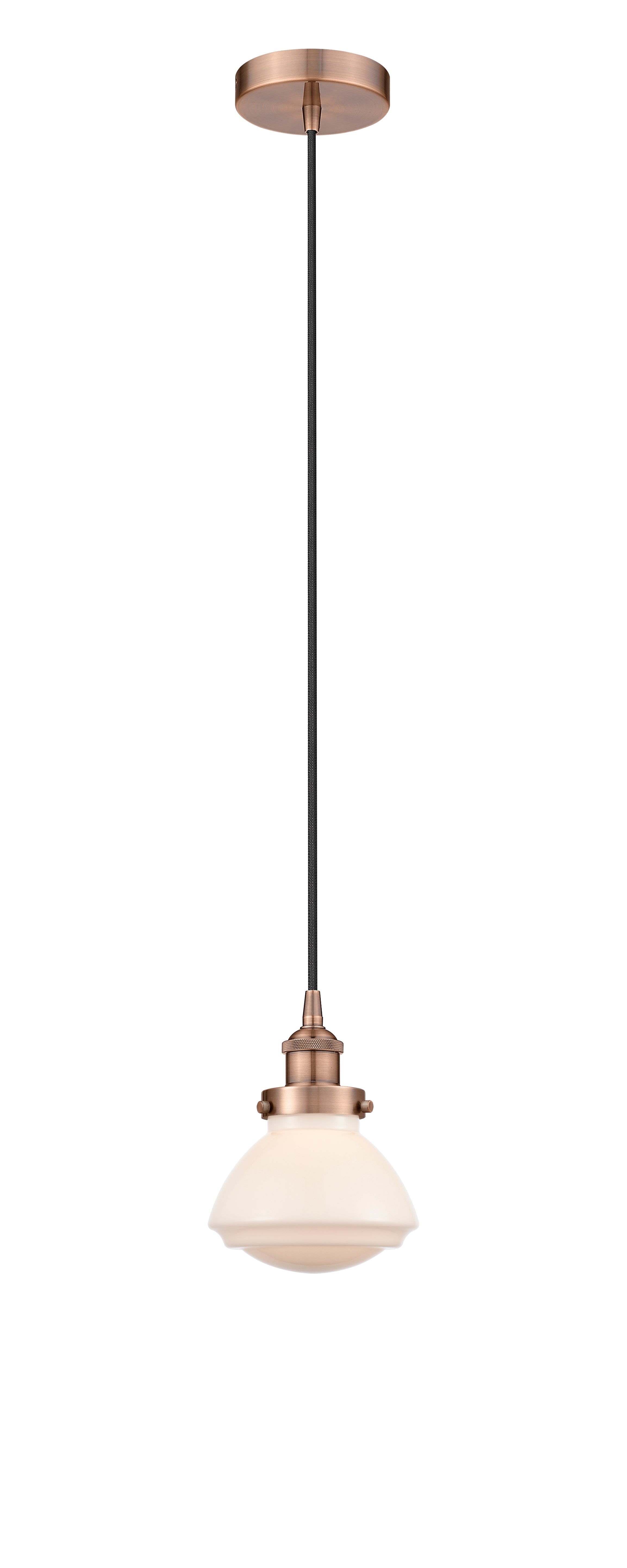 Edison Mini Pendant Antique Brass Cast