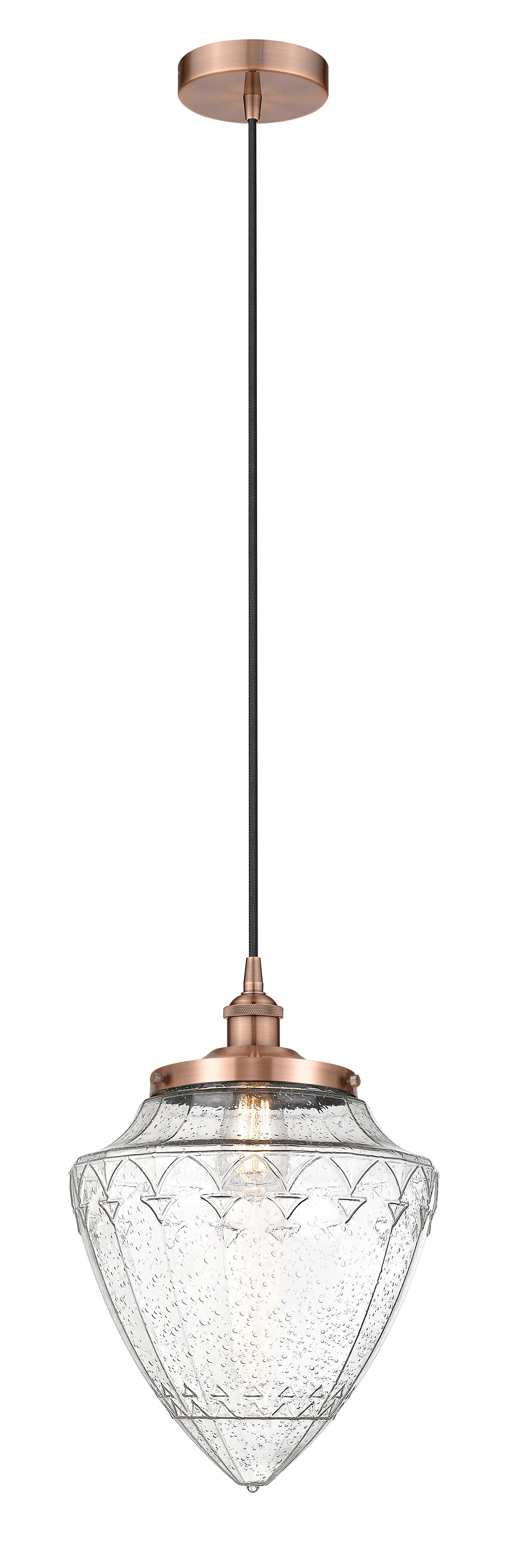 Edison Mini Pendant Antique Brass Finish