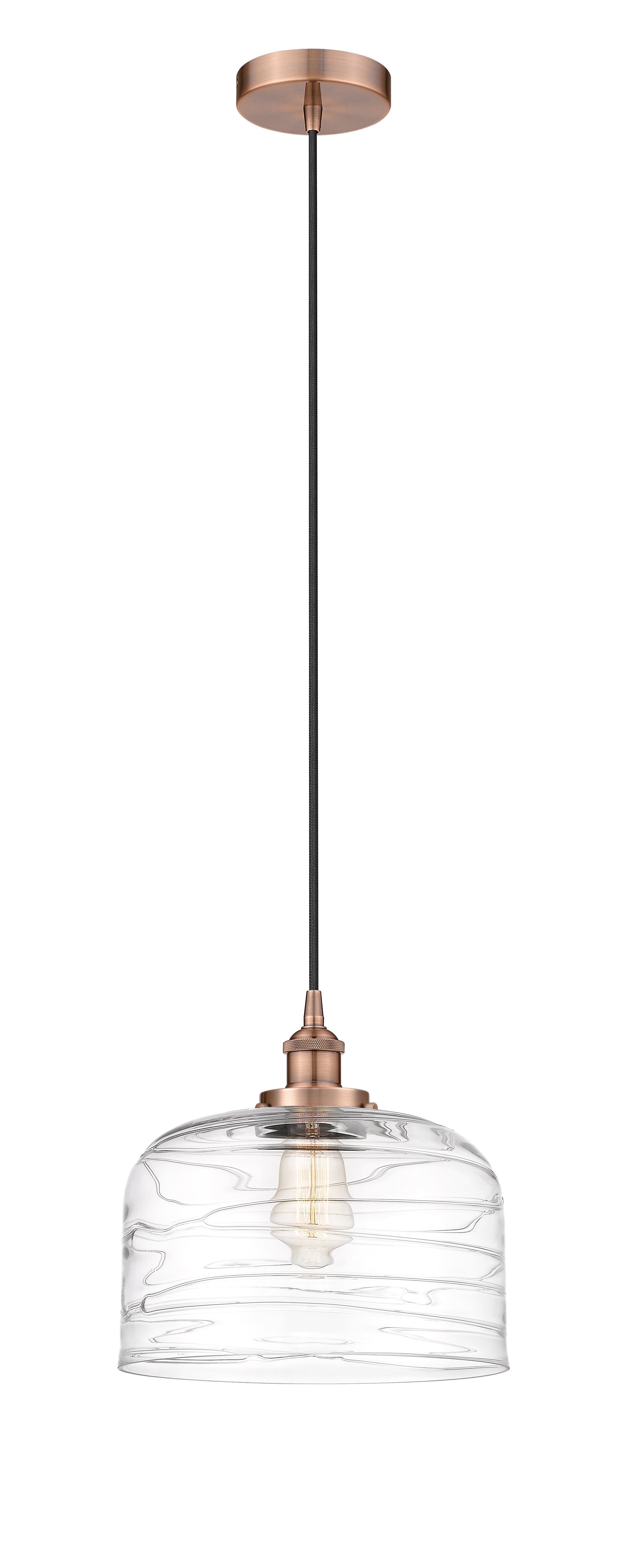 Edison Mini Pendant Antique Brass Finish